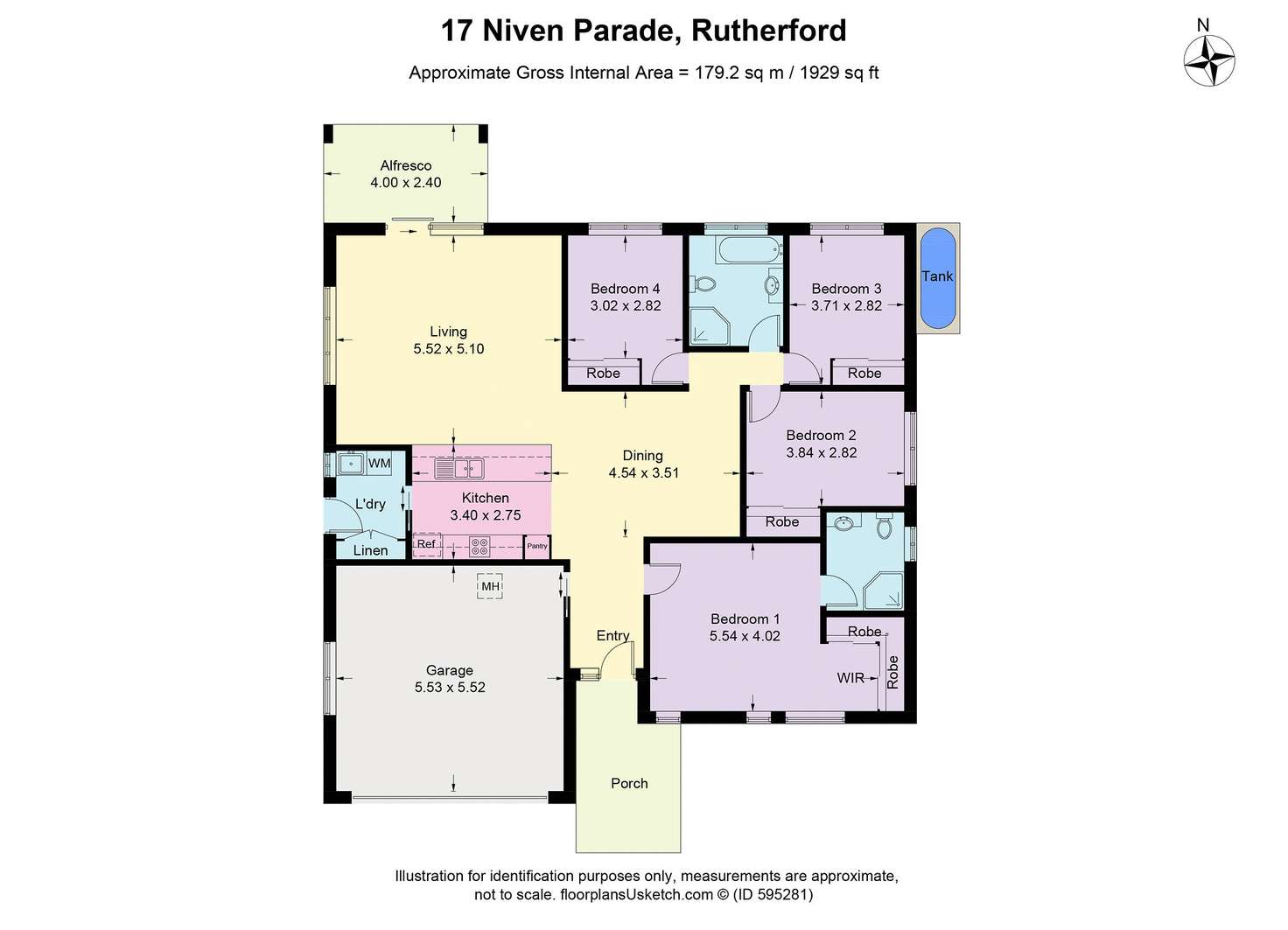 Floorplan of Homely house listing, 17 Niven Parade, Rutherford NSW 2320