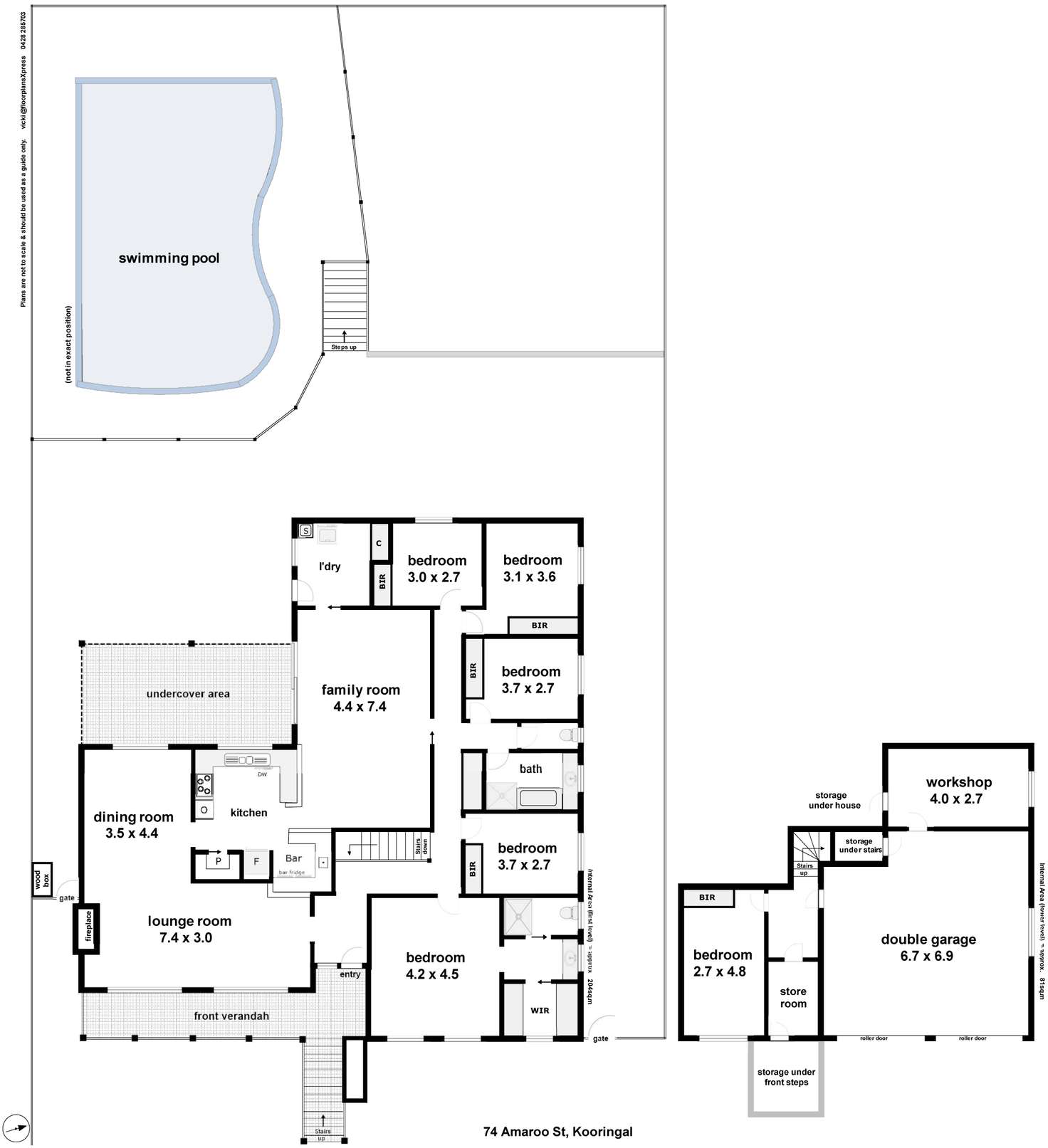 Floorplan of Homely house listing, 74 Amaroo Street, Kooringal NSW 2650