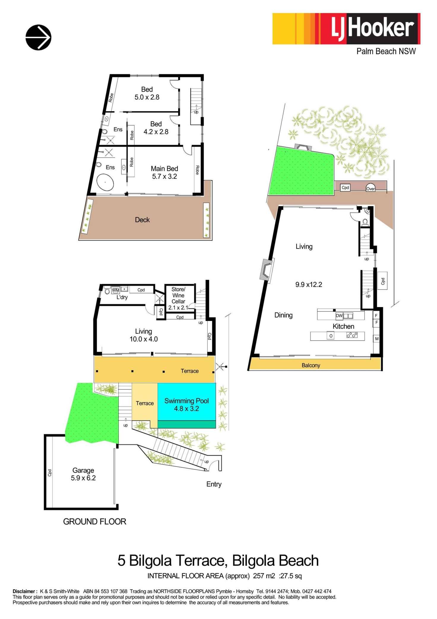 Floorplan of Homely house listing, 5 Bilgola Terrace, Bilgola Beach NSW 2107