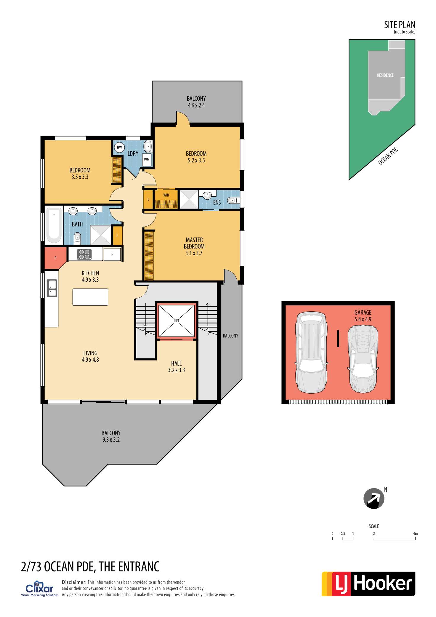 Floorplan of Homely apartment listing, 2/73 Ocean Parade, The Entrance NSW 2261