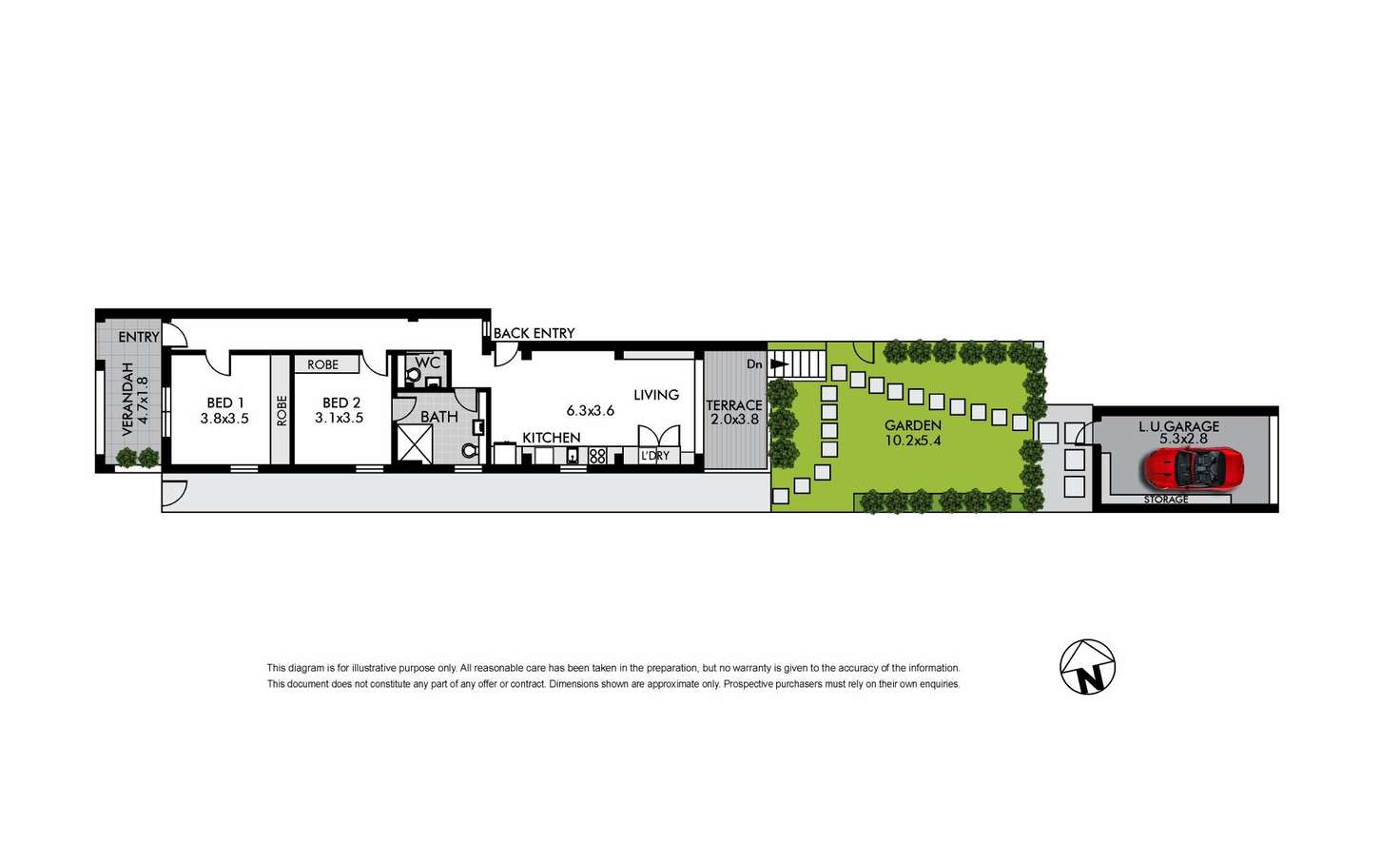 Floorplan of Homely apartment listing, 2/55 Carlisle Street, Rose Bay NSW 2029