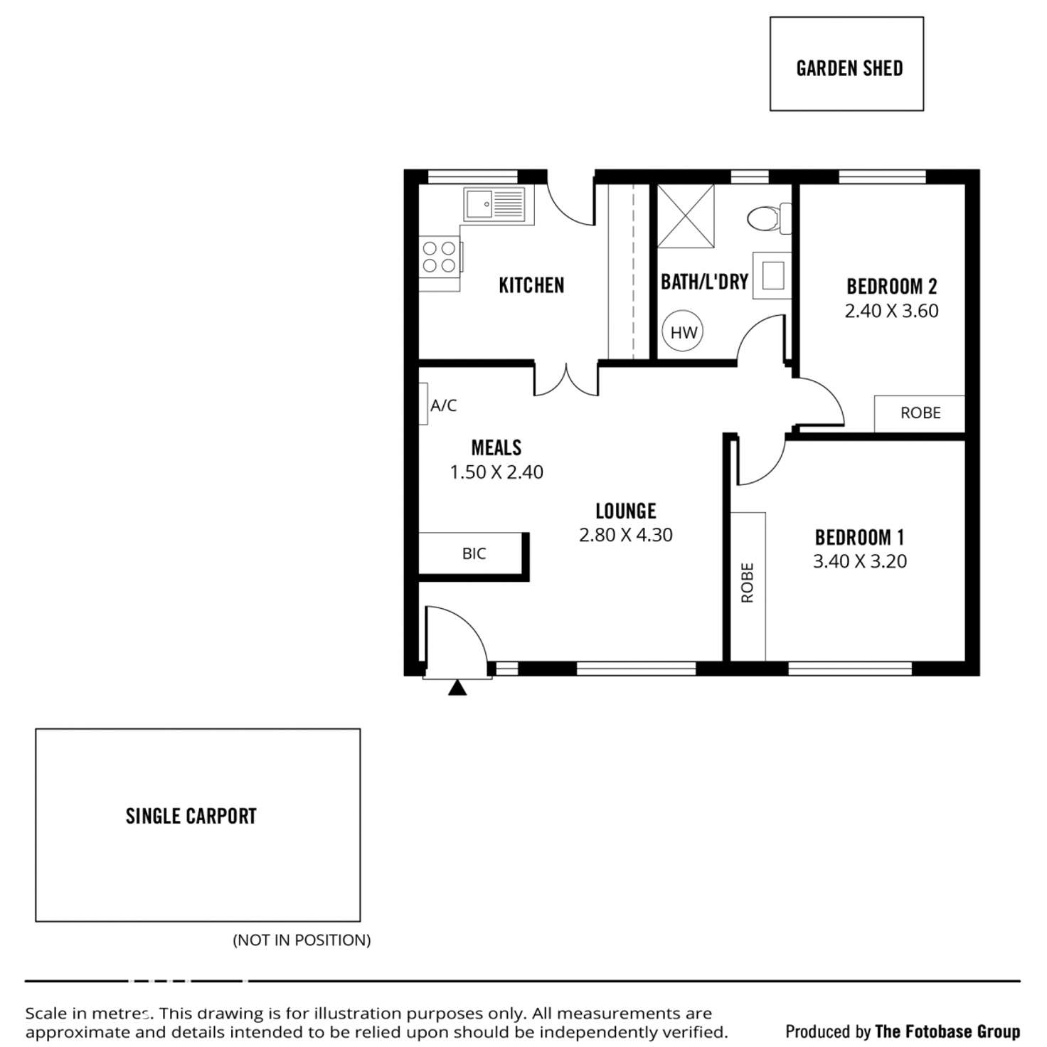 Floorplan of Homely unit listing, 3/39 Dundee Avenue, Holden Hill SA 5088
