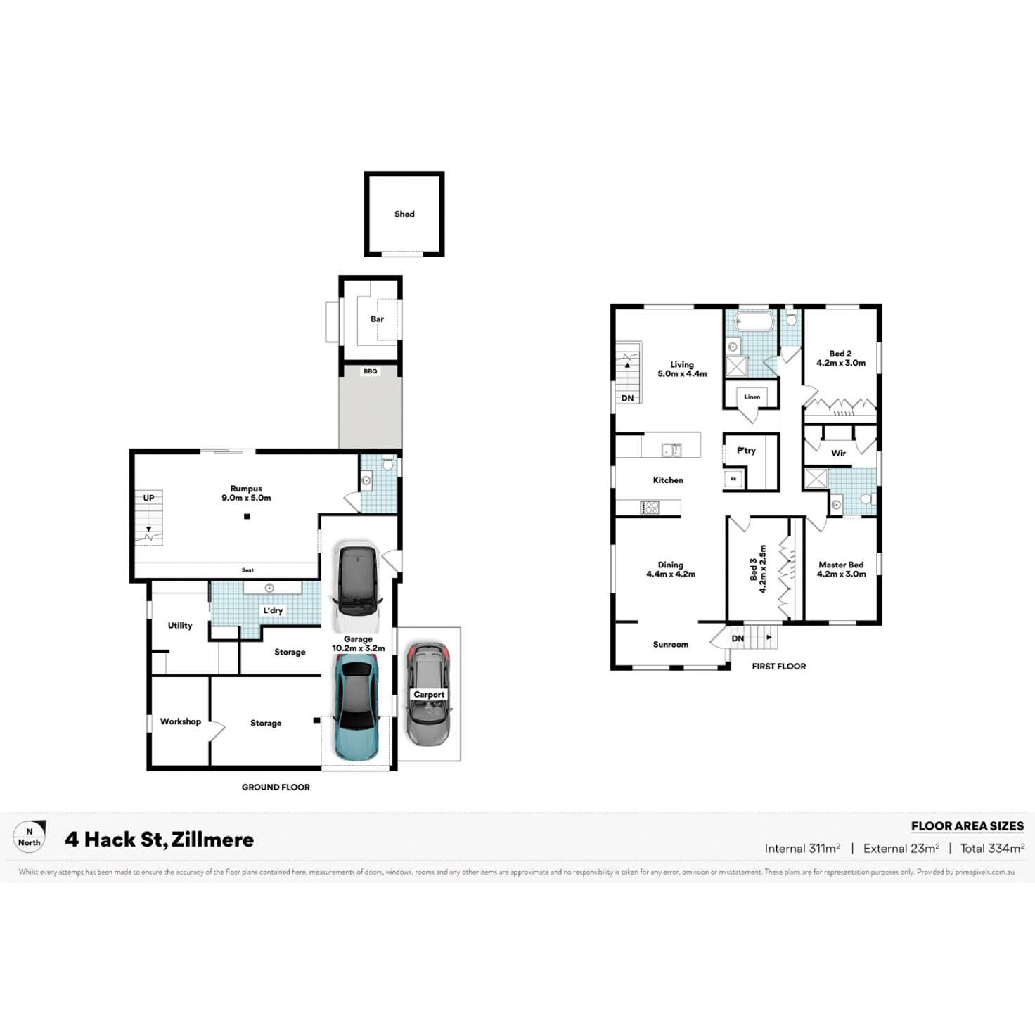 Floorplan of Homely house listing, 4 Hack Street, Zillmere QLD 4034