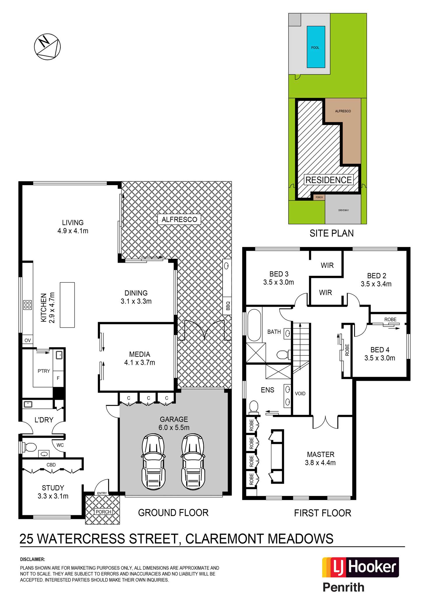 Floorplan of Homely house listing, 25 Watercress Street, Claremont Meadows NSW 2747