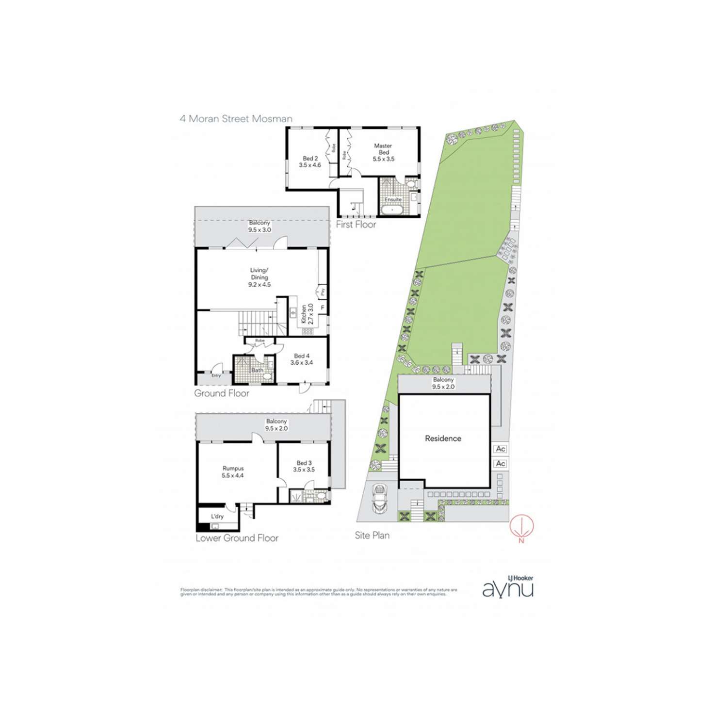 Floorplan of Homely house listing, 4 Moran Street, Mosman NSW 2088