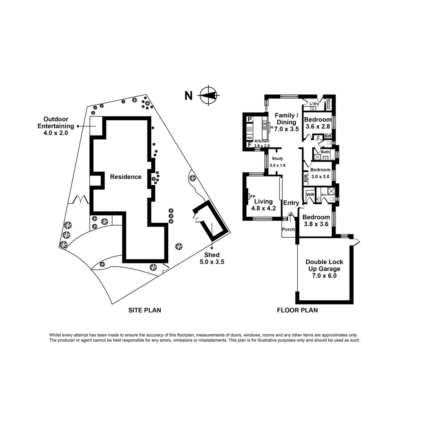 Floorplan of Homely house listing, 4 Chevy Chase, Seabrook VIC 3028