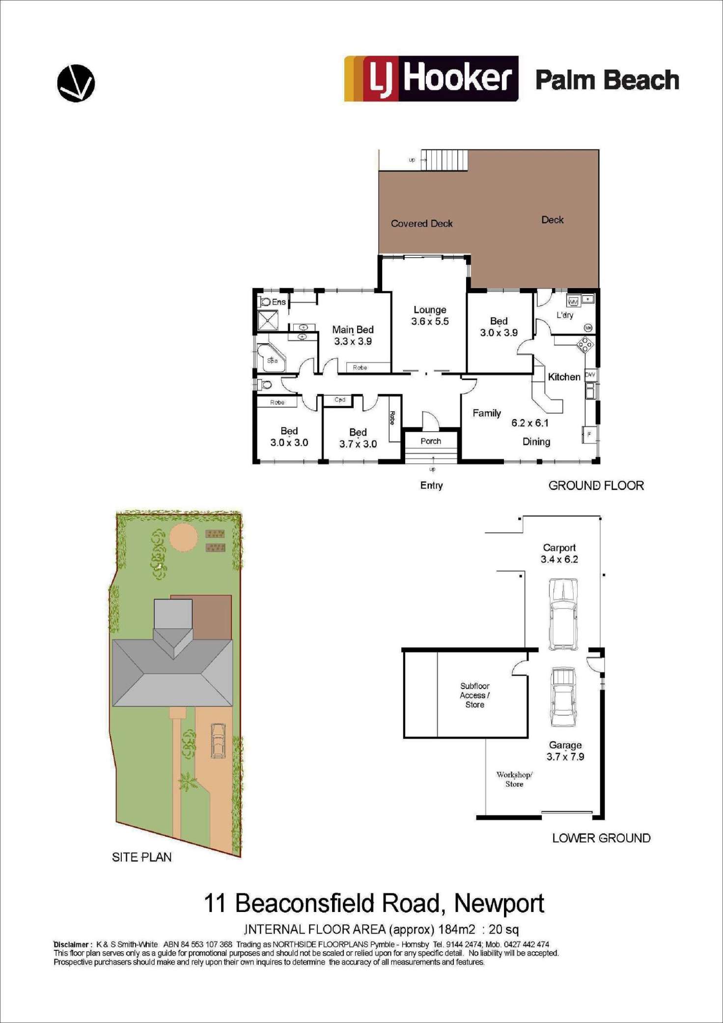Floorplan of Homely house listing, 11 Beaconsfield Street, Newport NSW 2106