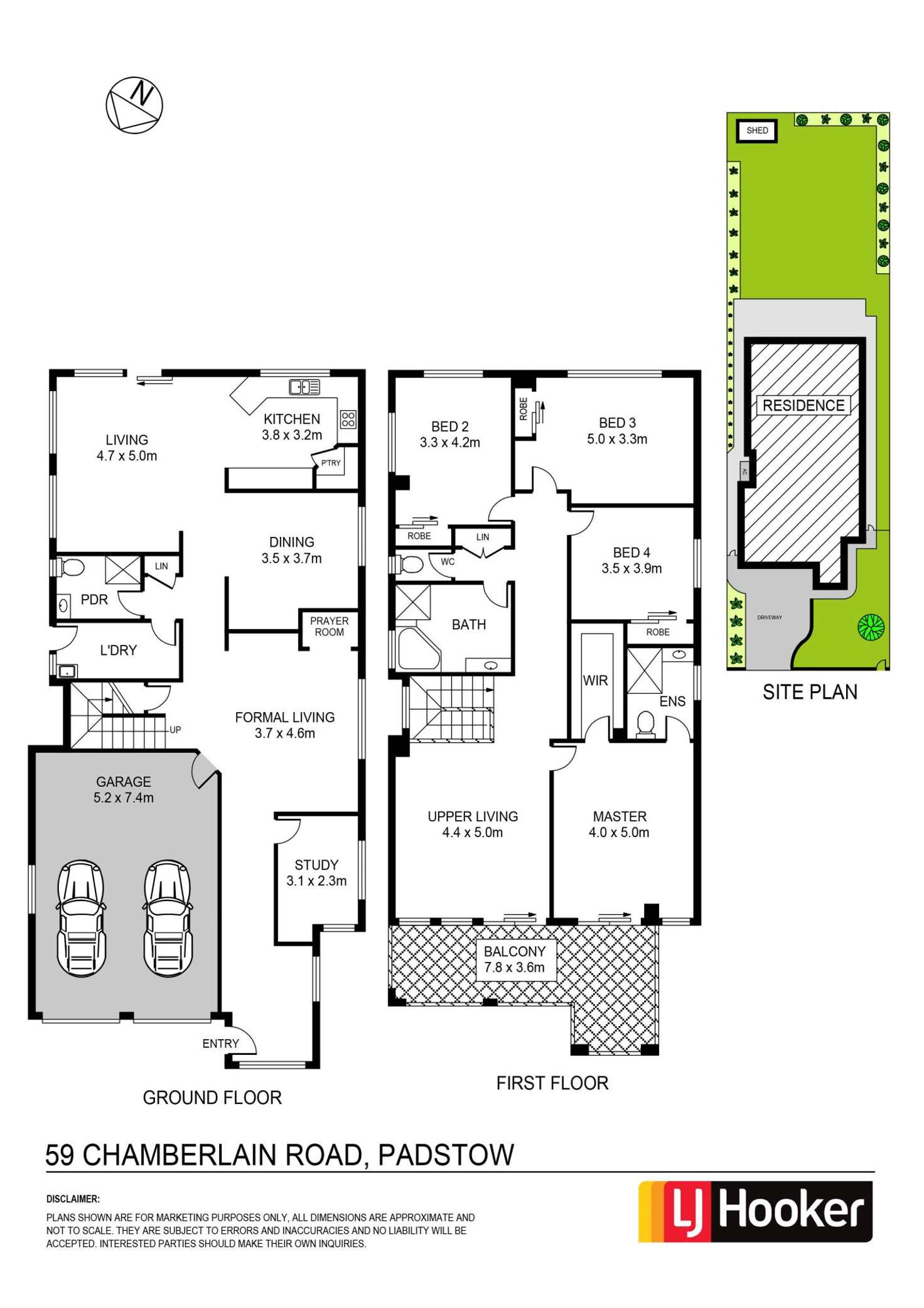 Floorplan of Homely house listing, 59 Chamberlain Road, Padstow NSW 2211