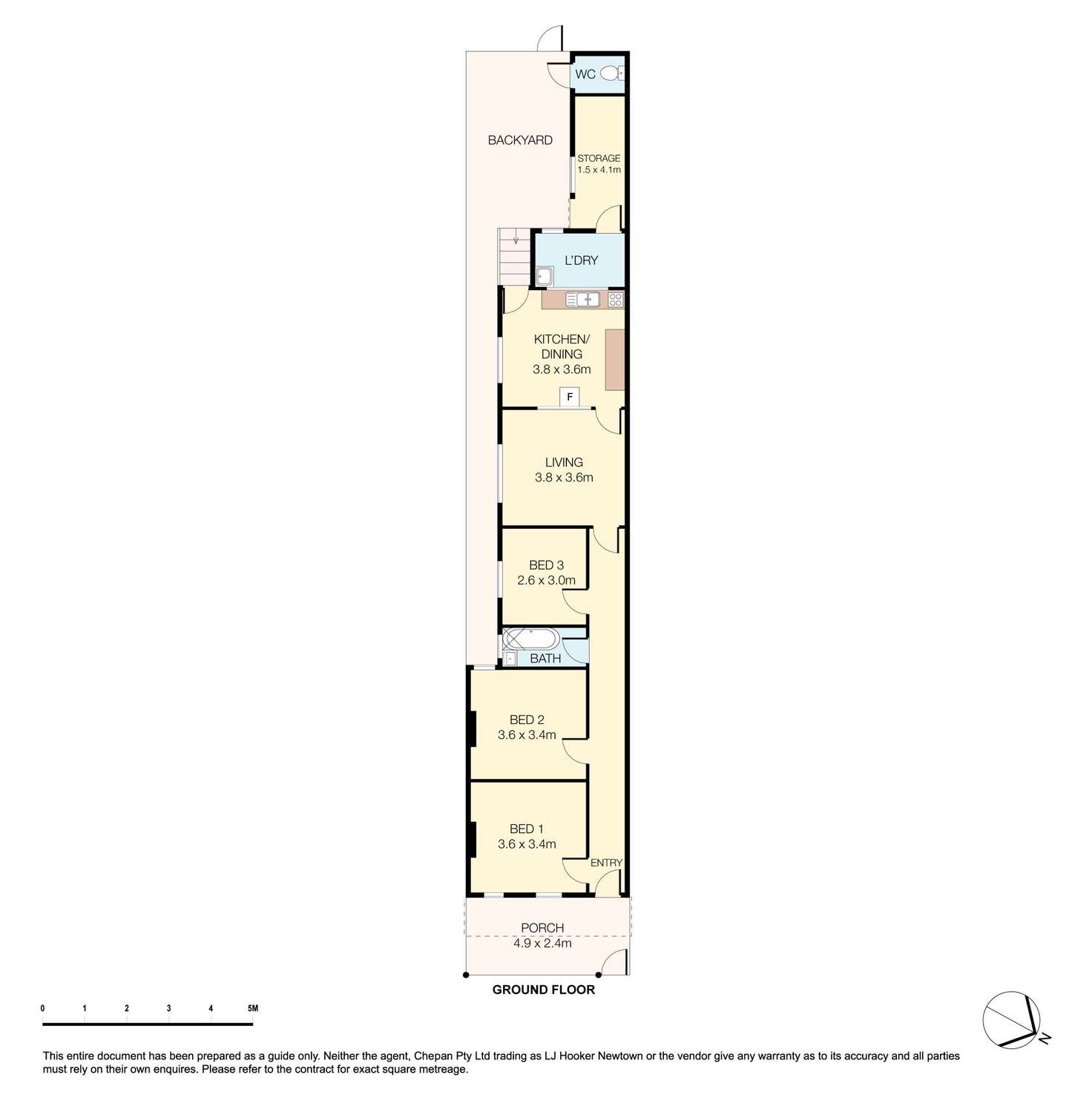 Floorplan of Homely house listing, 25 Pine Street, Newtown NSW 2042