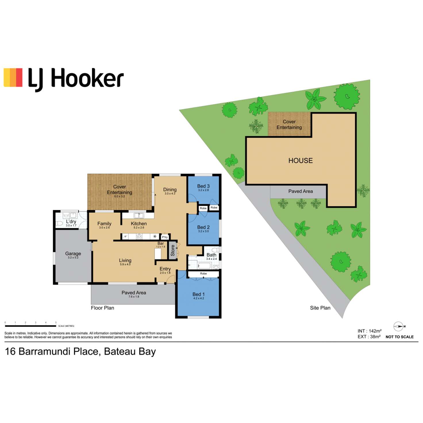 Floorplan of Homely house listing, 16 Barramundi Place, Bateau Bay NSW 2261