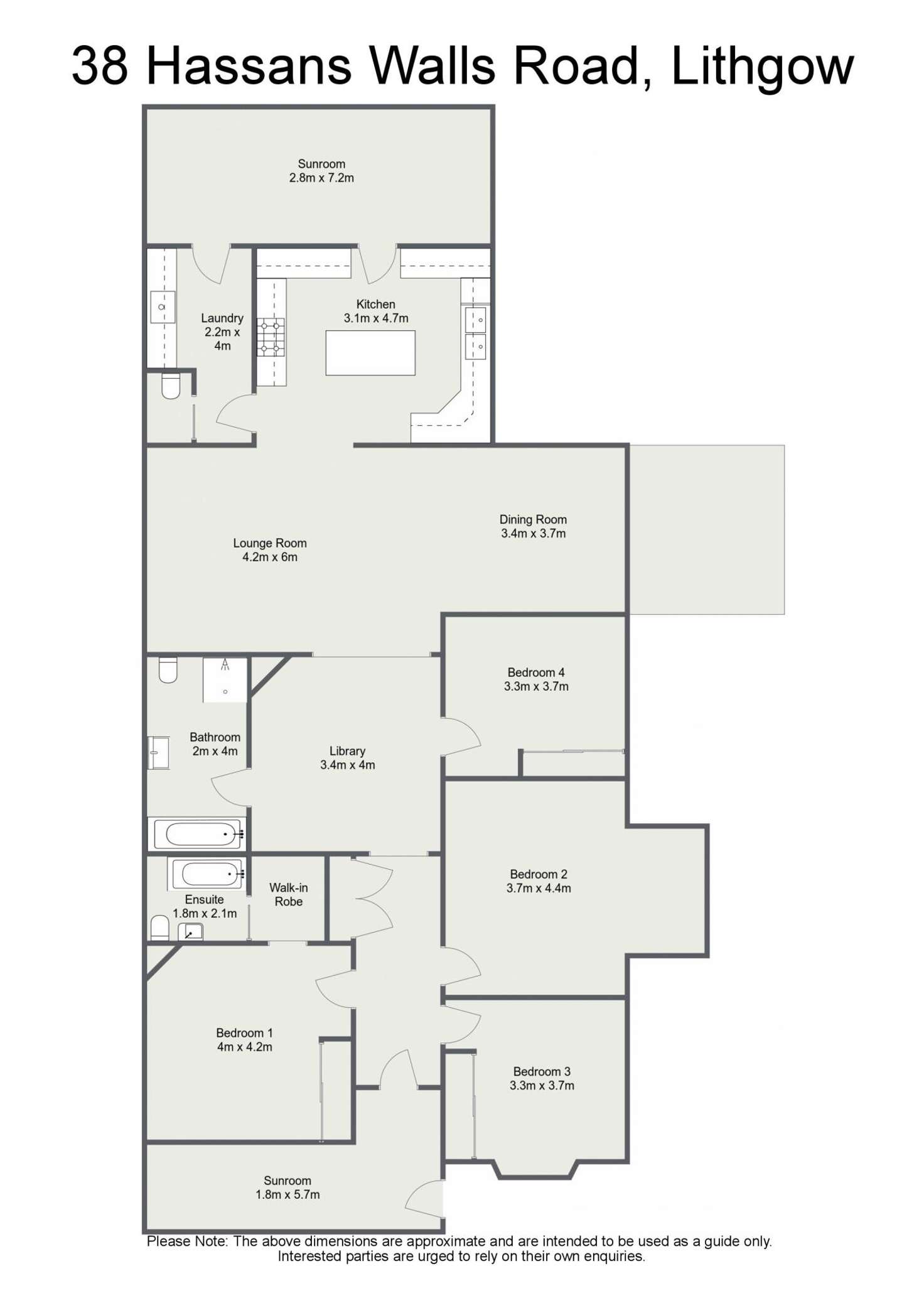 Floorplan of Homely house listing, 38 Hassans Walls Road, Lithgow NSW 2790