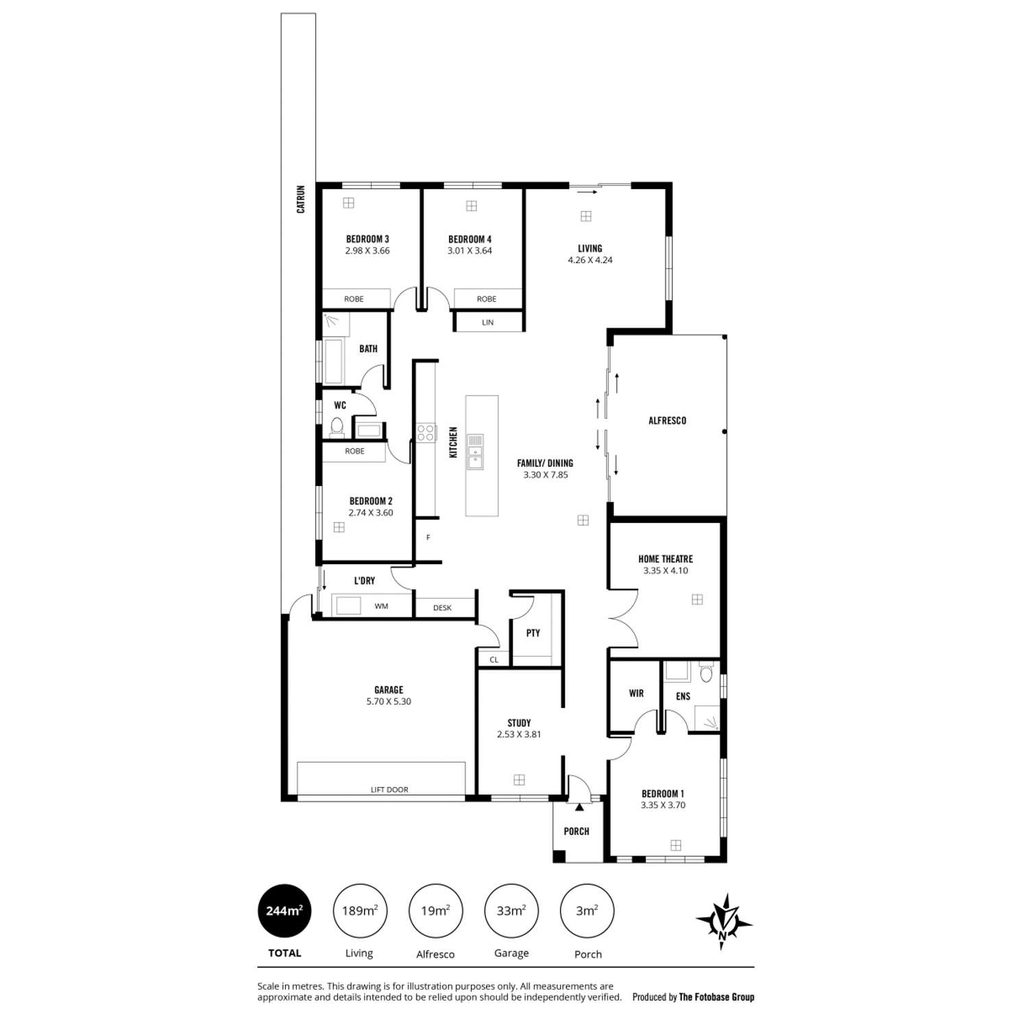 Floorplan of Homely house listing, 45 Coonawarra Avenue, Andrews Farm SA 5114