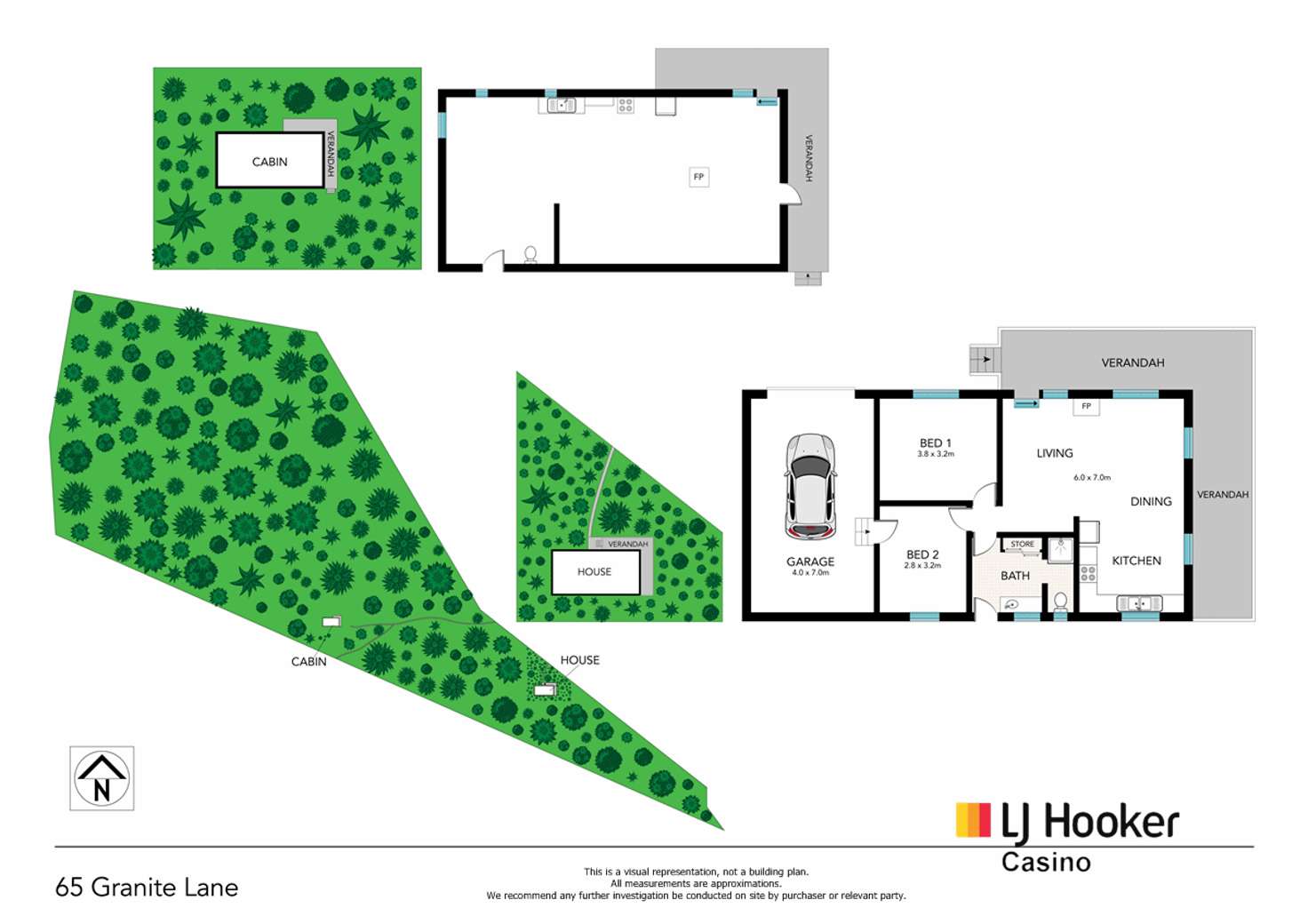 Floorplan of Homely house listing, 65 Granite Lane, Tabulam NSW 2469