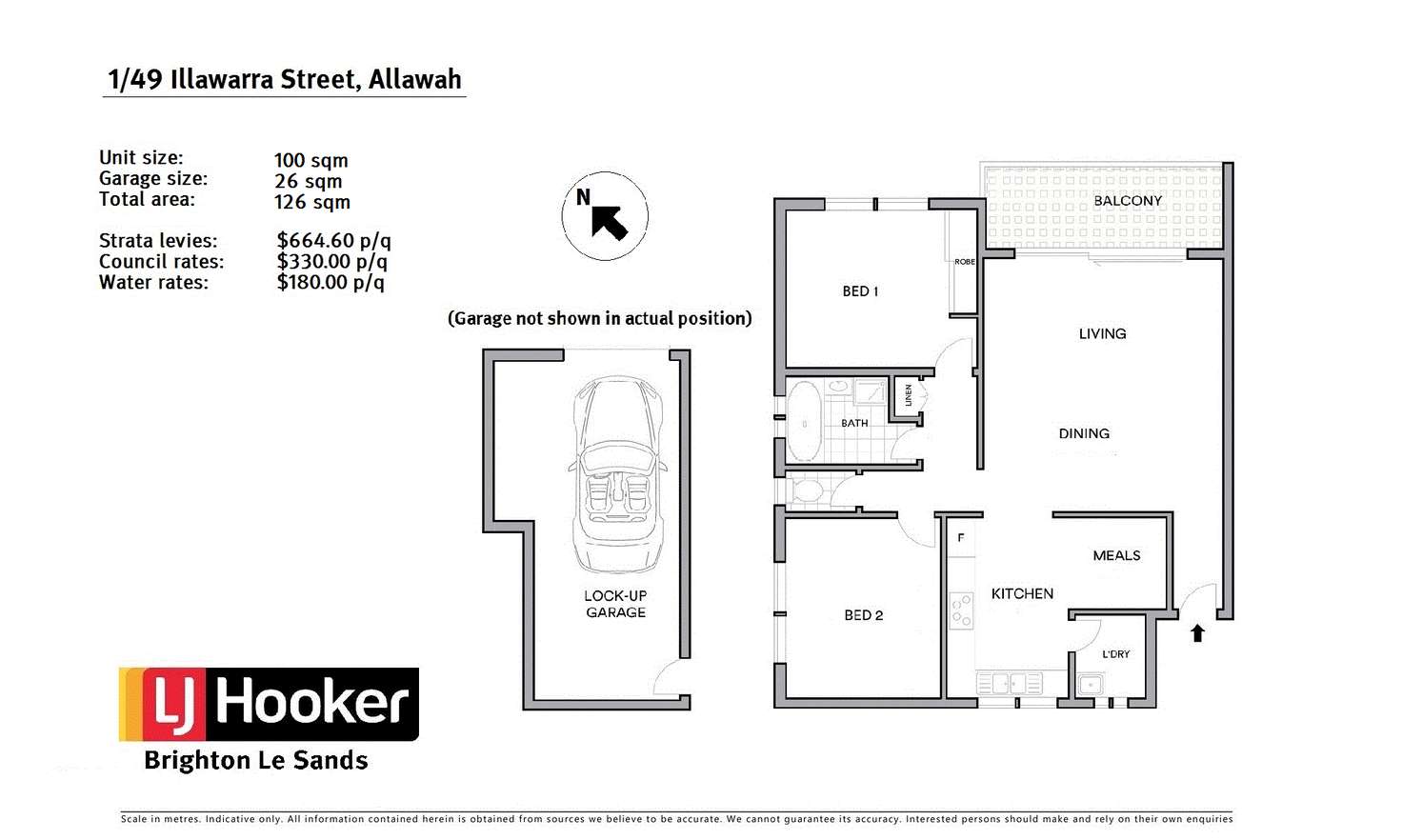 Floorplan of Homely unit listing, 1/49 Illawarra Street, Allawah NSW 2218