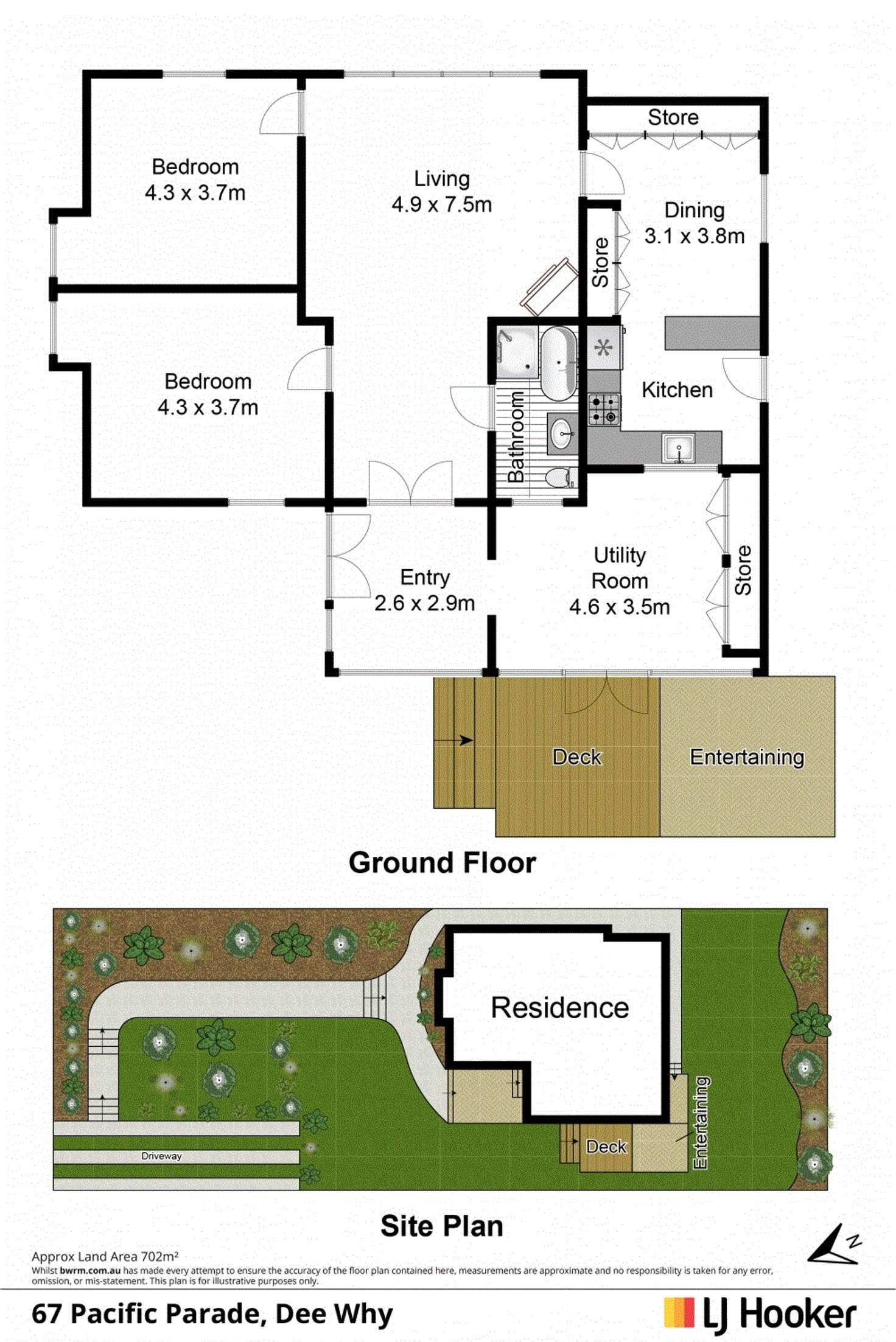 Floorplan of Homely house listing, 67 Pacific Parade, Dee Why NSW 2099