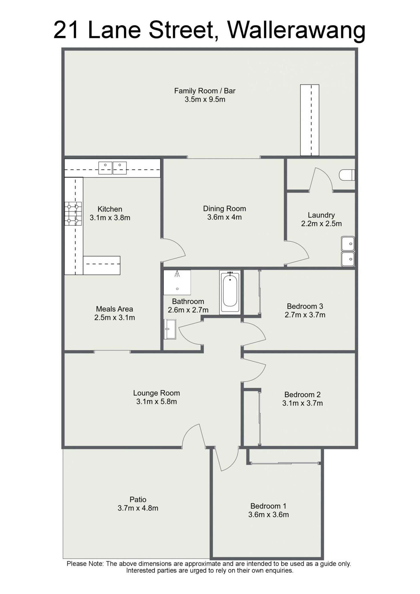 Floorplan of Homely house listing, 21 Lane Street, Wallerawang NSW 2845