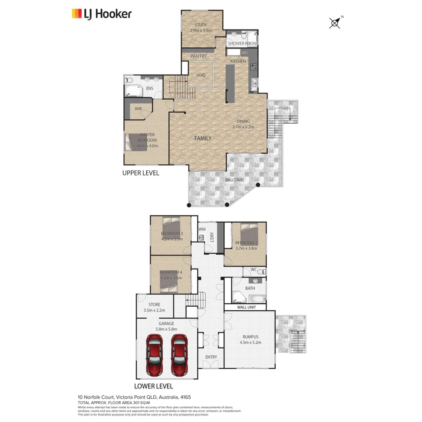 Floorplan of Homely house listing, 10 Norfolk Court, Victoria Point QLD 4165