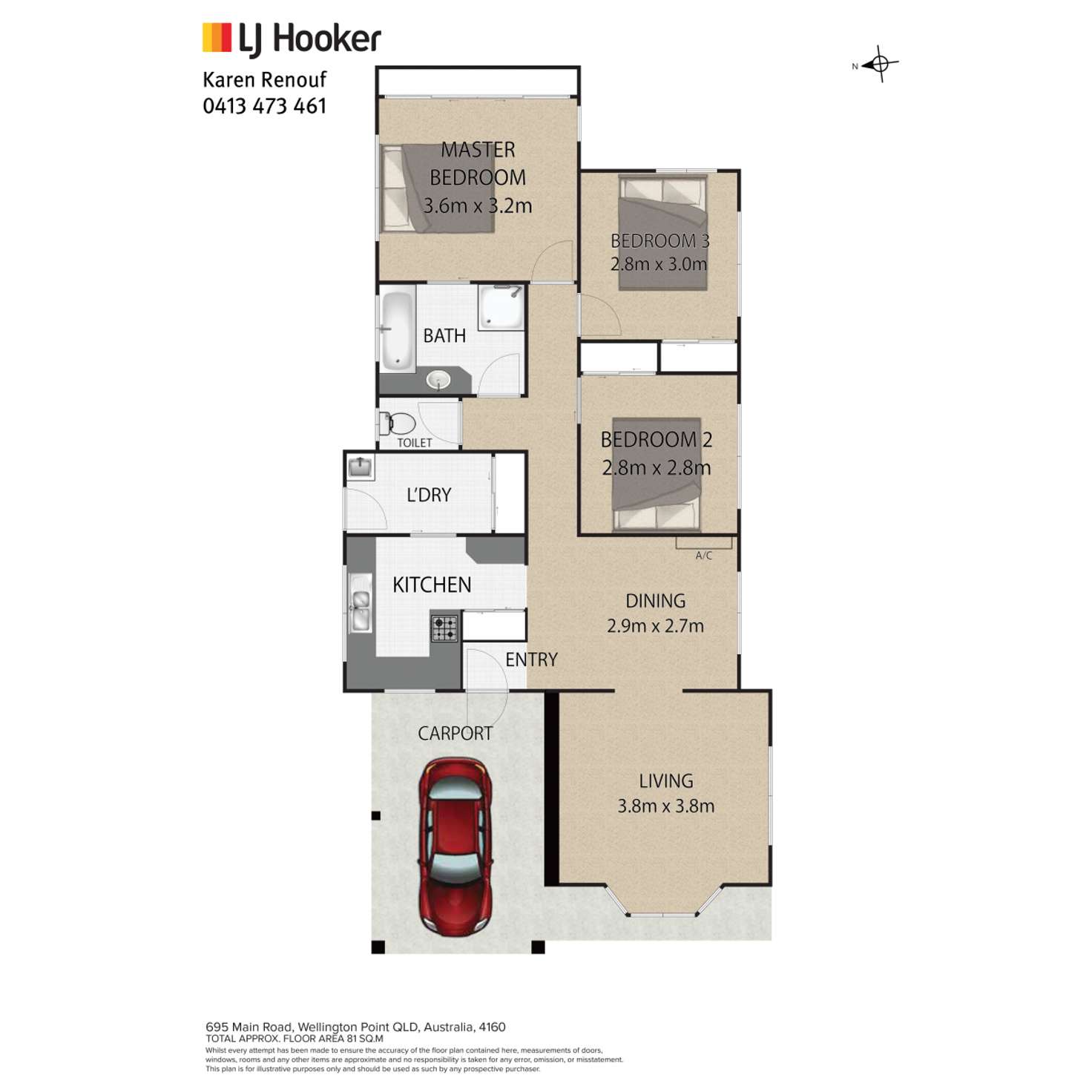 Floorplan of Homely house listing, 695 Main Road, Wellington Point QLD 4160