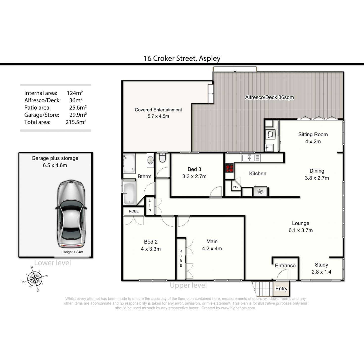 Floorplan of Homely house listing, 16 Croker Street, Aspley QLD 4034