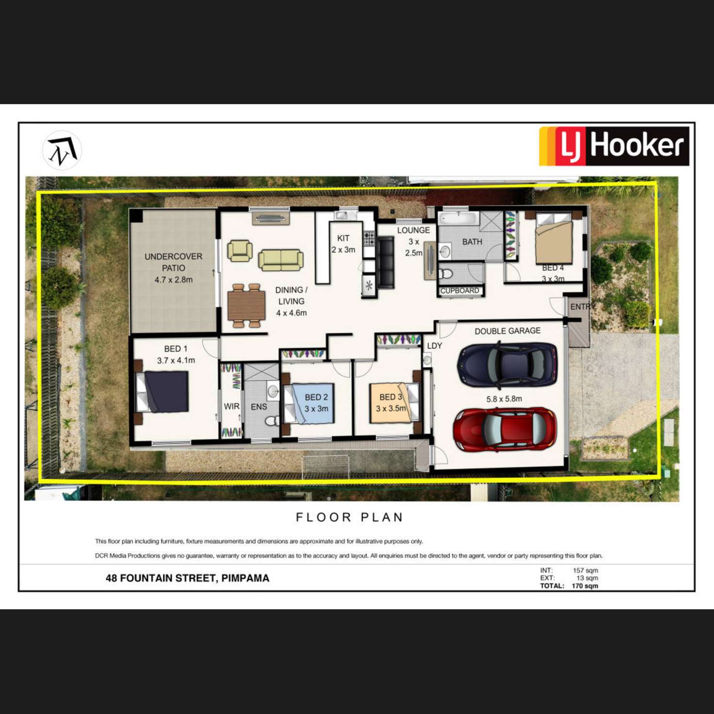 Floorplan of Homely house listing, 48 Fountain Street, Pimpama QLD 4209