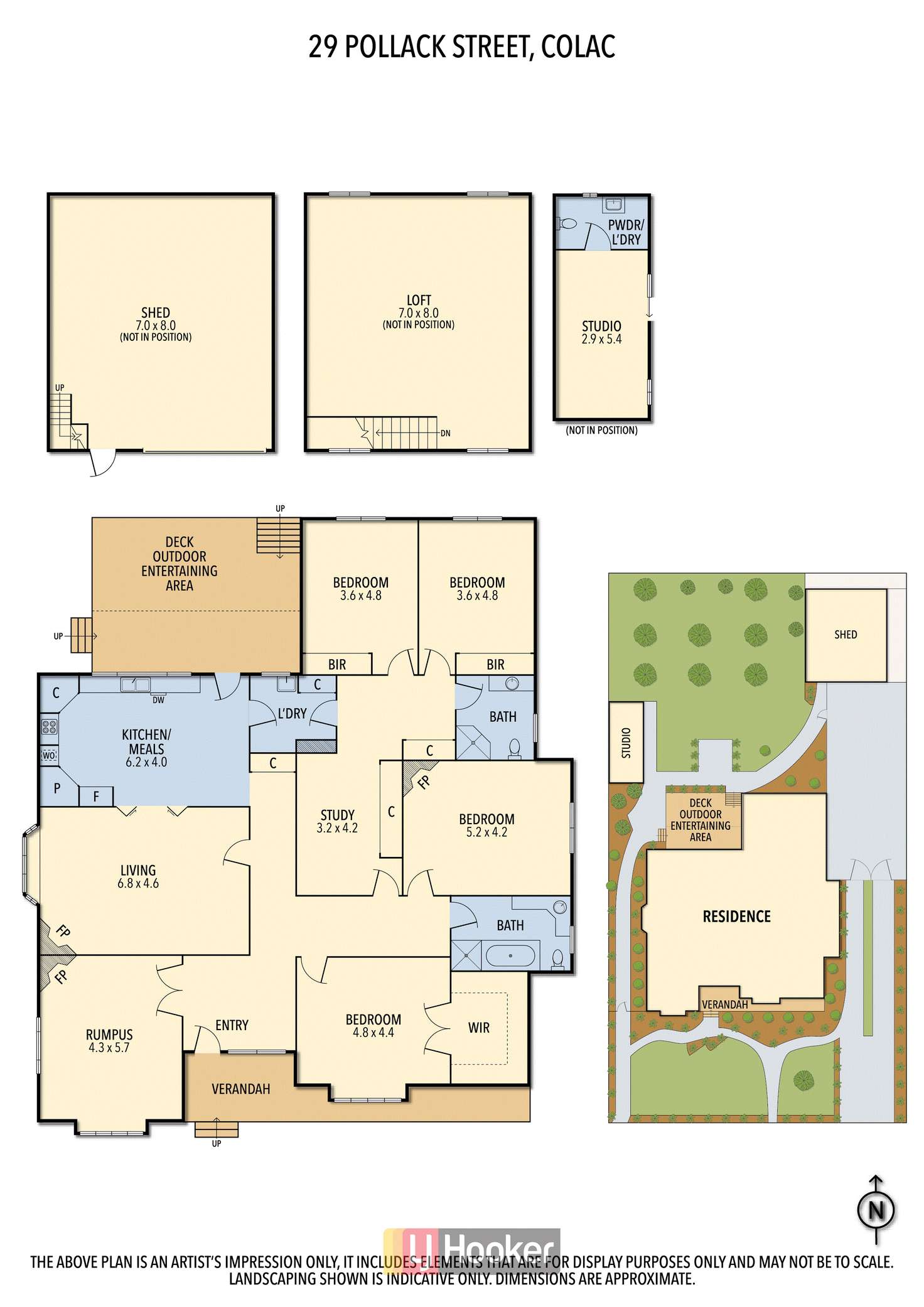 Floorplan of Homely house listing, 29 Pollack Street, Colac VIC 3250