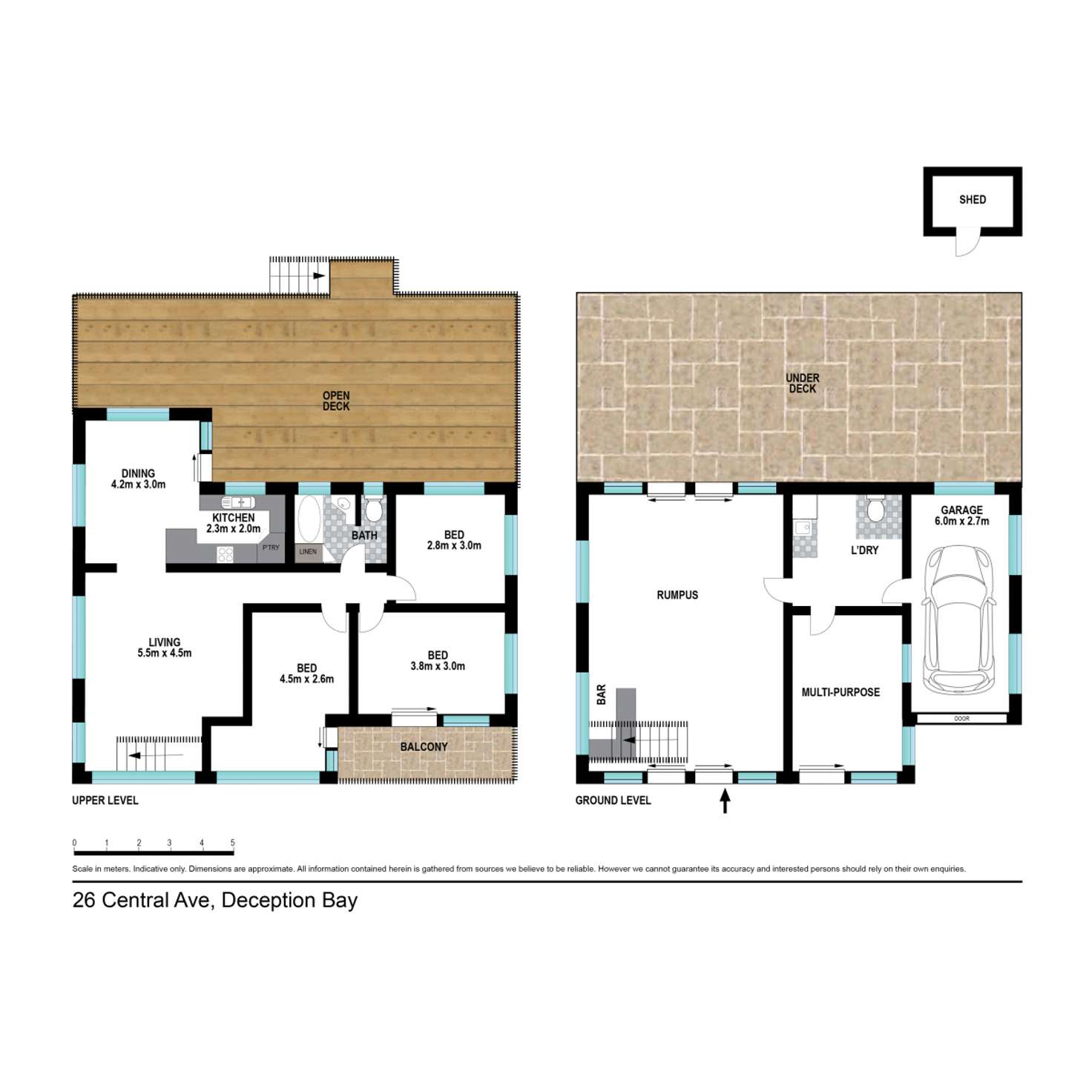 Floorplan of Homely house listing, 26 Central Avenue, Deception Bay QLD 4508