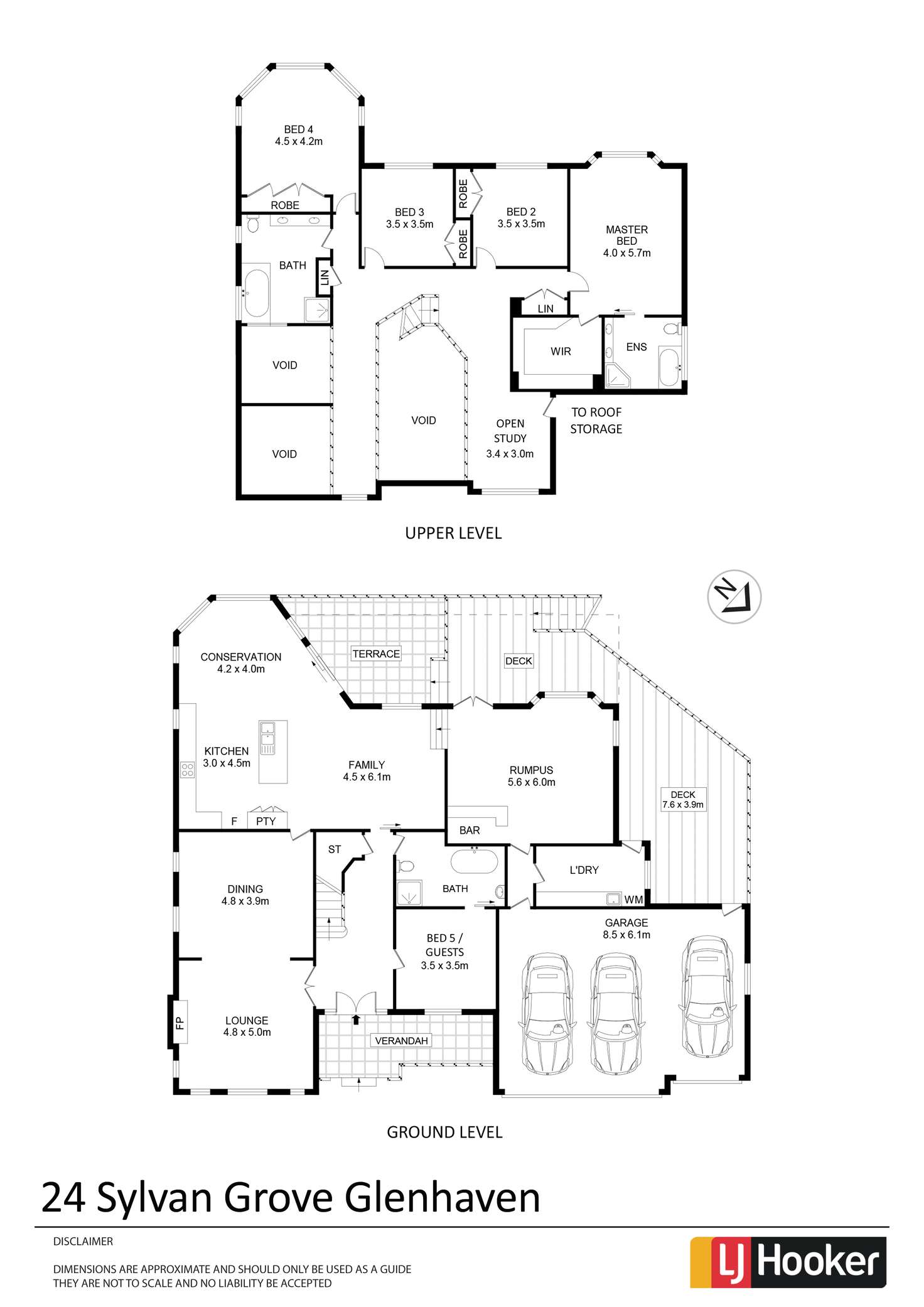 Floorplan of Homely house listing, 24 Sylvan Grove, Glenhaven NSW 2156