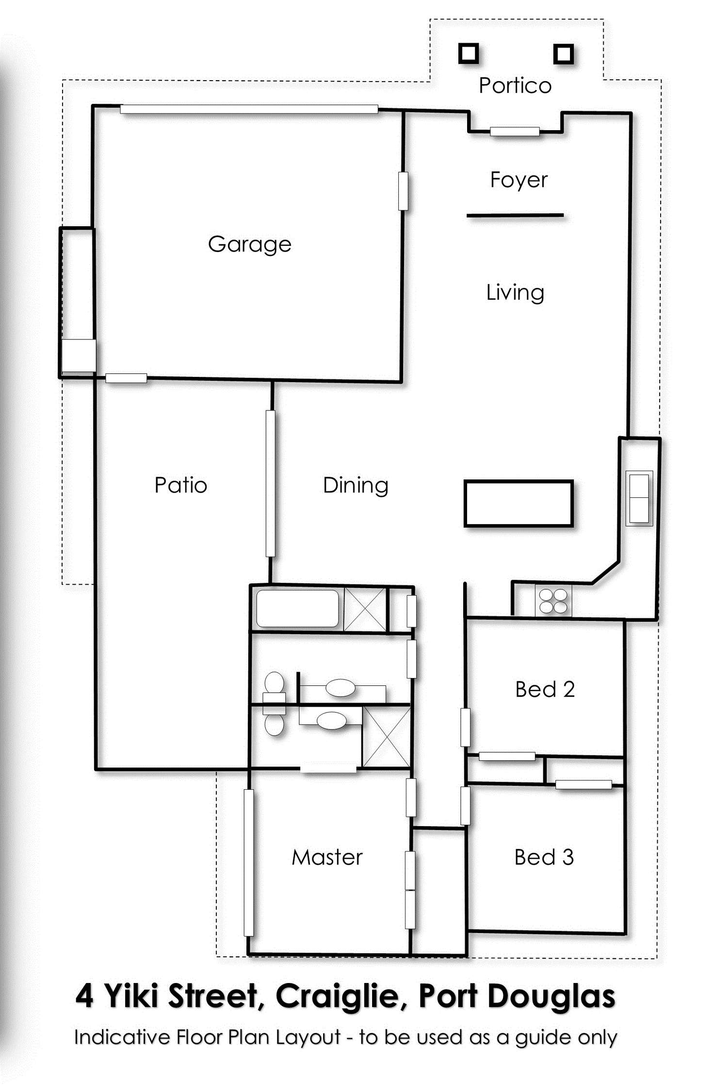 Floorplan of Homely house listing, 4 Yiki Street, Port Douglas QLD 4877