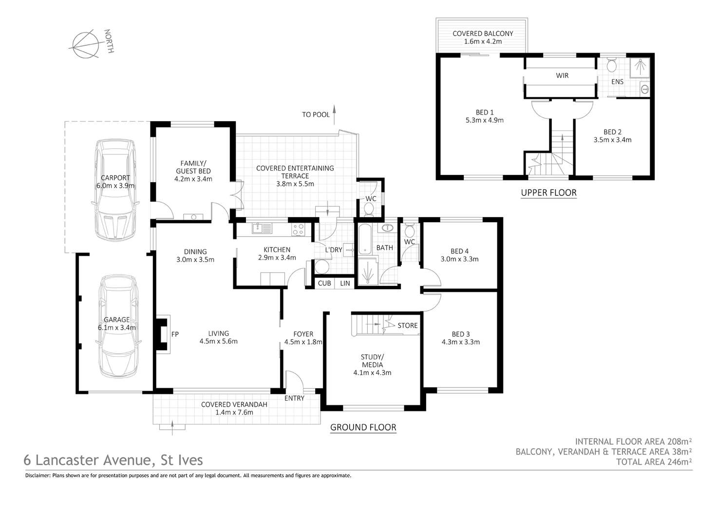 Floorplan of Homely house listing, 6 Lancaster Avenue, St Ives NSW 2075