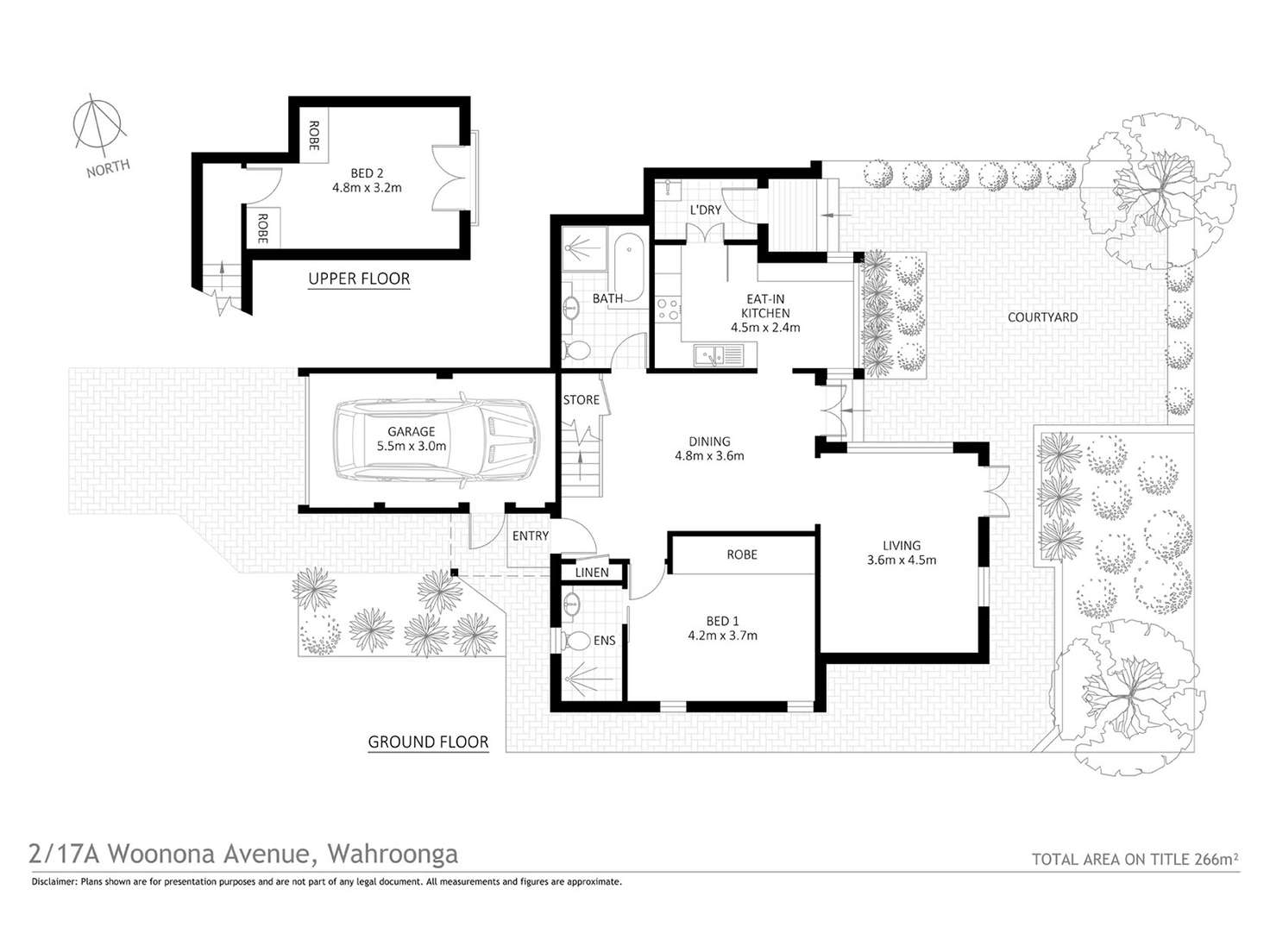 Floorplan of Homely townhouse listing, 2/17A Woonona Avenue, Wahroonga NSW 2076