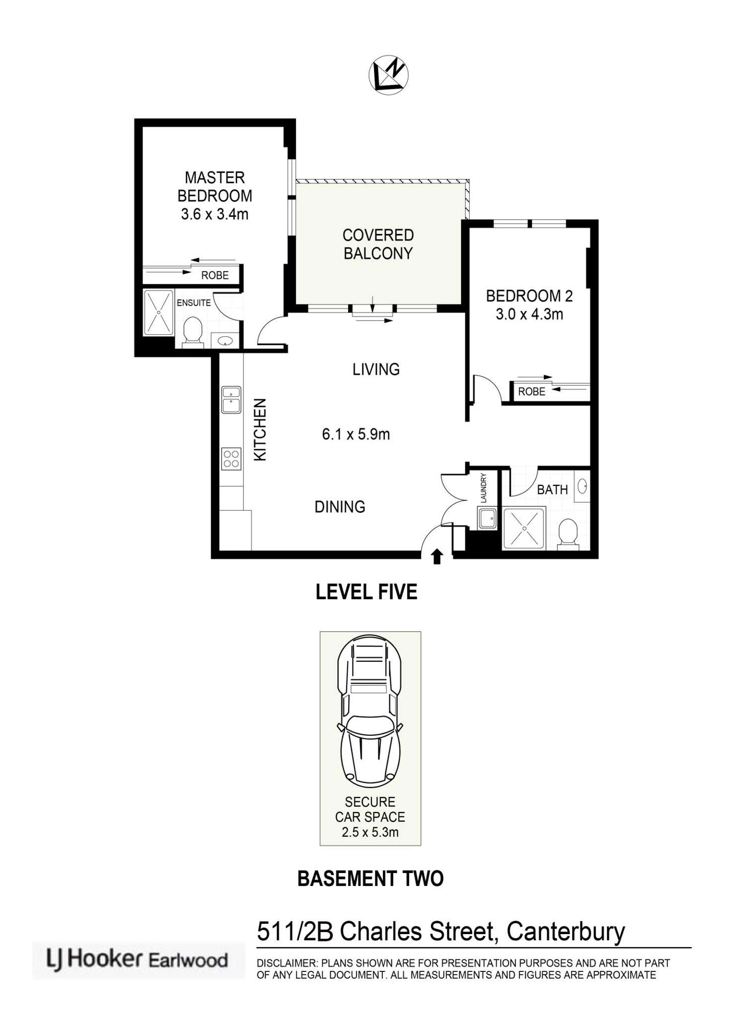 Floorplan of Homely apartment listing, 511/2b Charles Street, Canterbury NSW 2193
