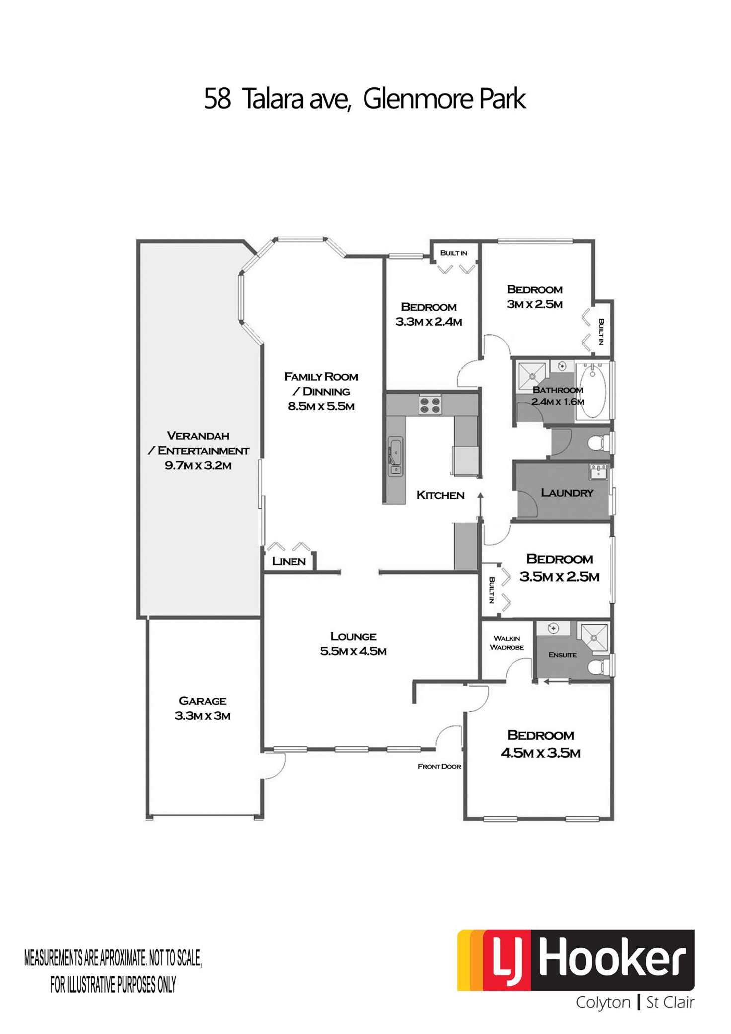 Floorplan of Homely house listing, 58 Talara Avenue, Glenmore Park NSW 2745