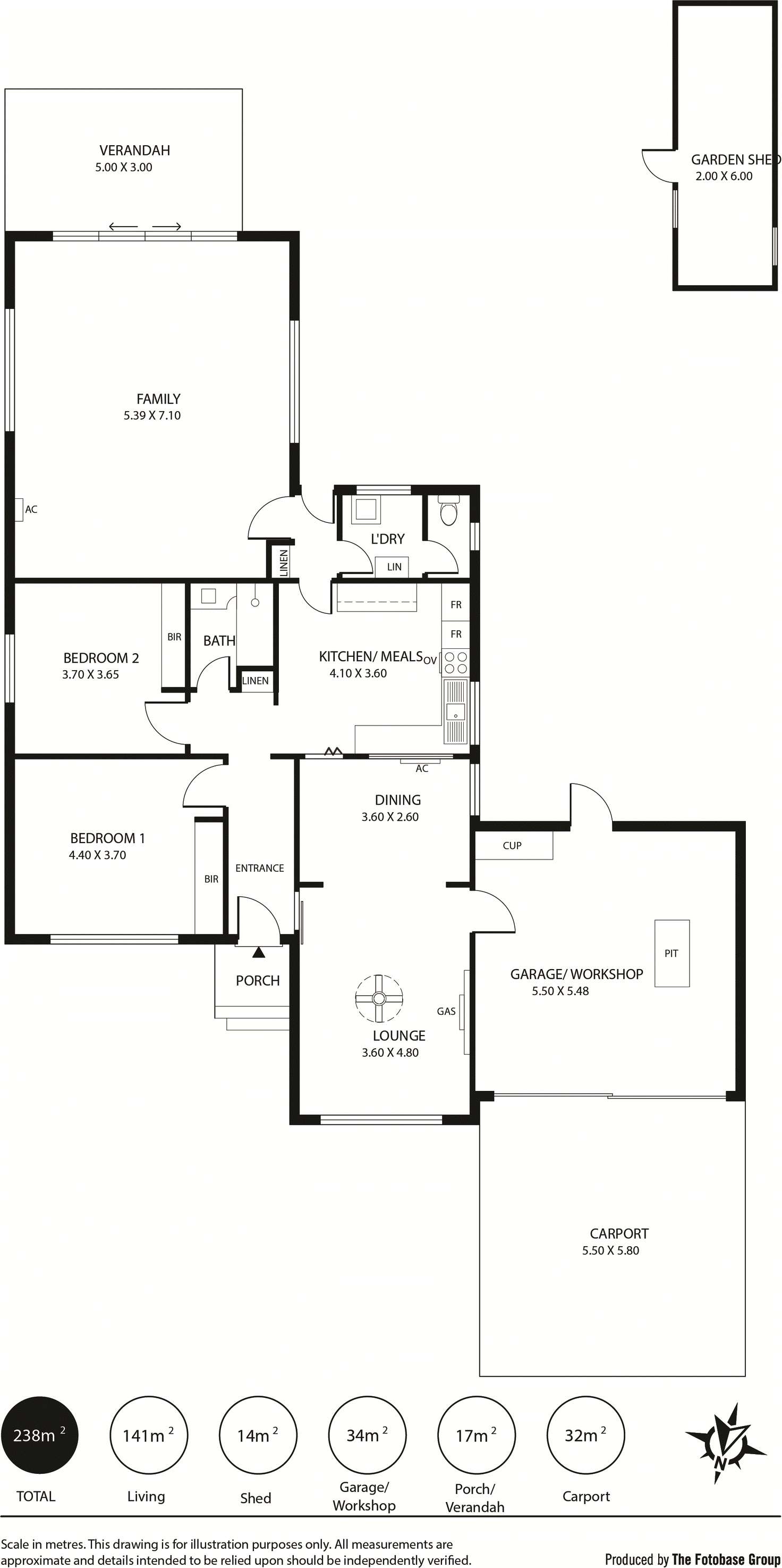 Floorplan of Homely house listing, 38 Baker Street, Littlehampton SA 5250