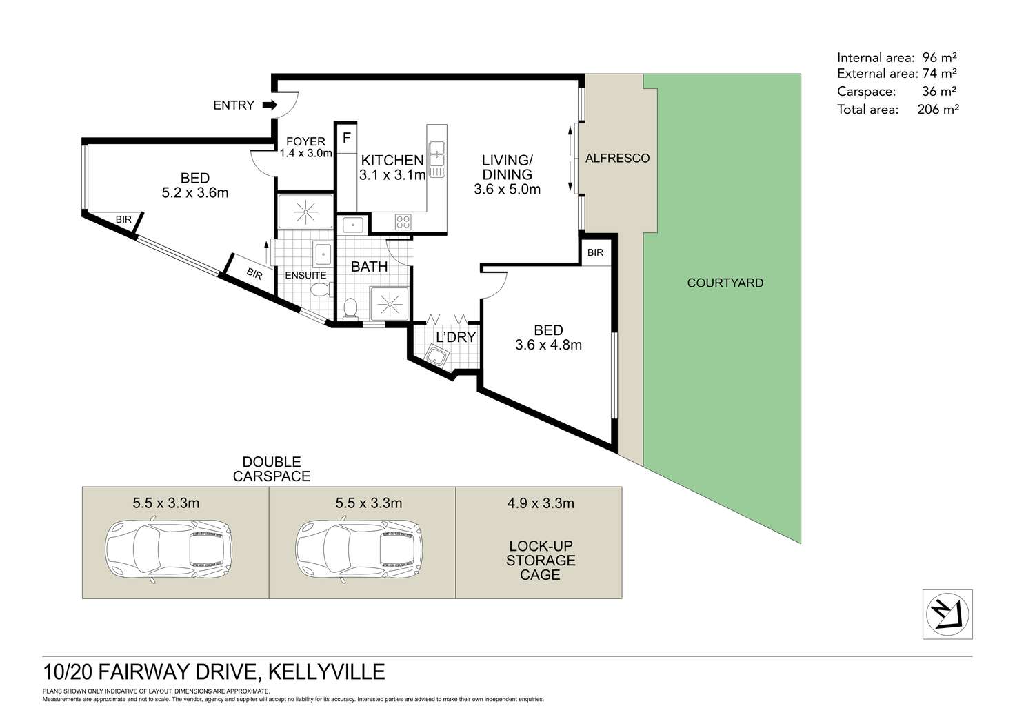 Floorplan of Homely retirement listing, Apartment 10/20 Fairway Drive, Kellyville NSW 2155