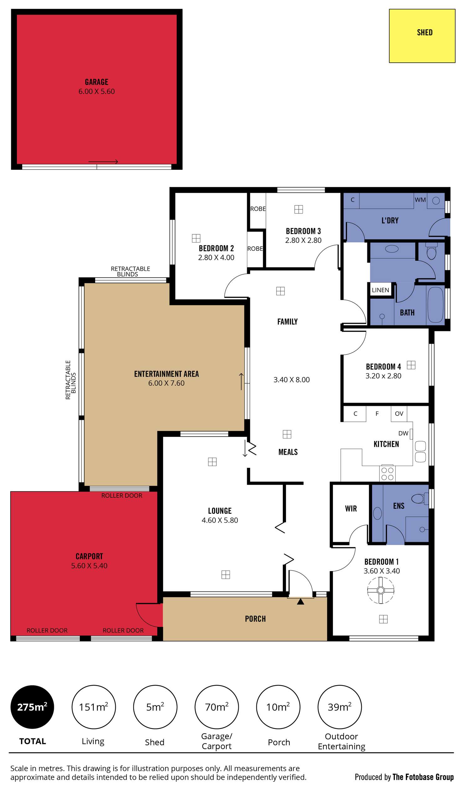 Floorplan of Homely house listing, 5 Deane Avenue, Noarlunga Downs SA 5168