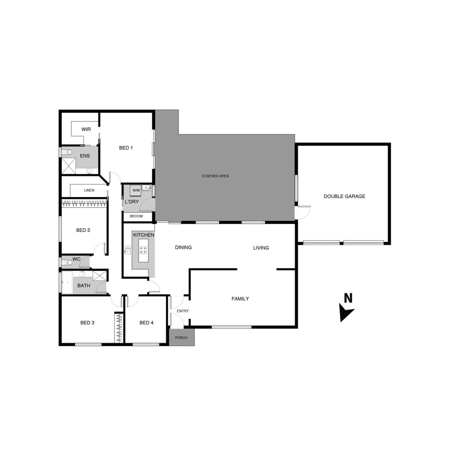 Floorplan of Homely house listing, 1 Smalley Circuit, Giralang ACT 2617