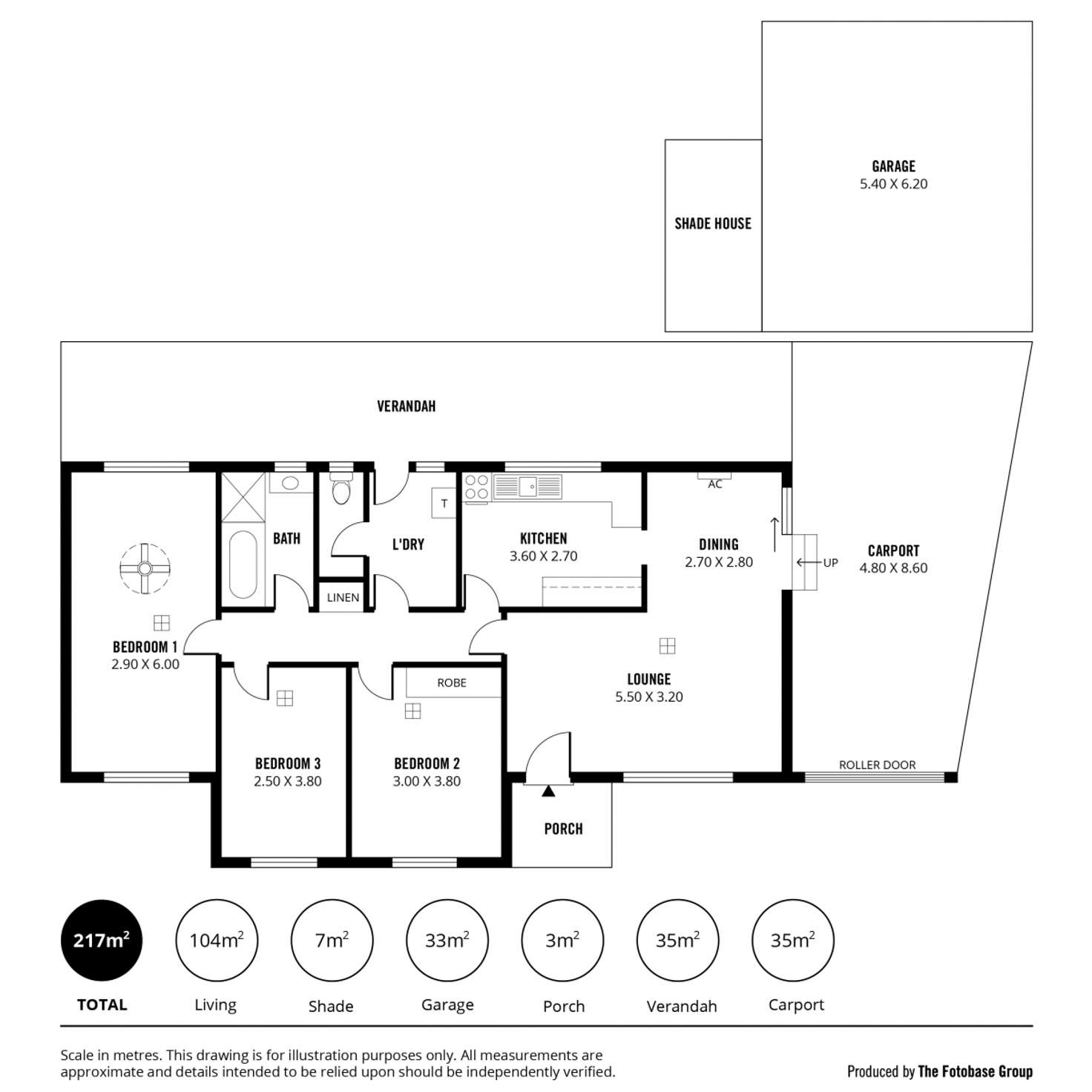 Floorplan of Homely house listing, 1 Eastview Street, Brahma Lodge SA 5109