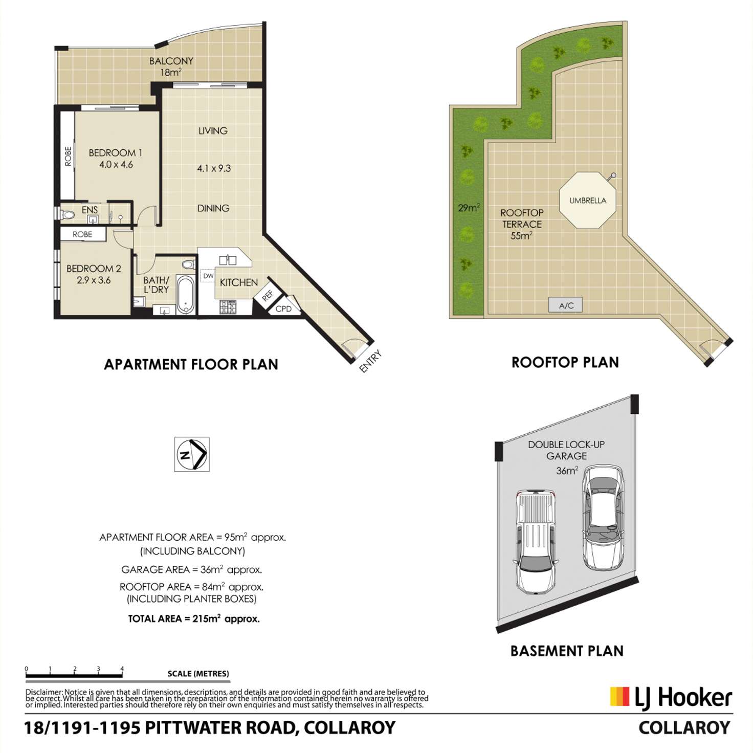 Floorplan of Homely apartment listing, 18/1191 - 119 Pittwater Road, Collaroy NSW 2097