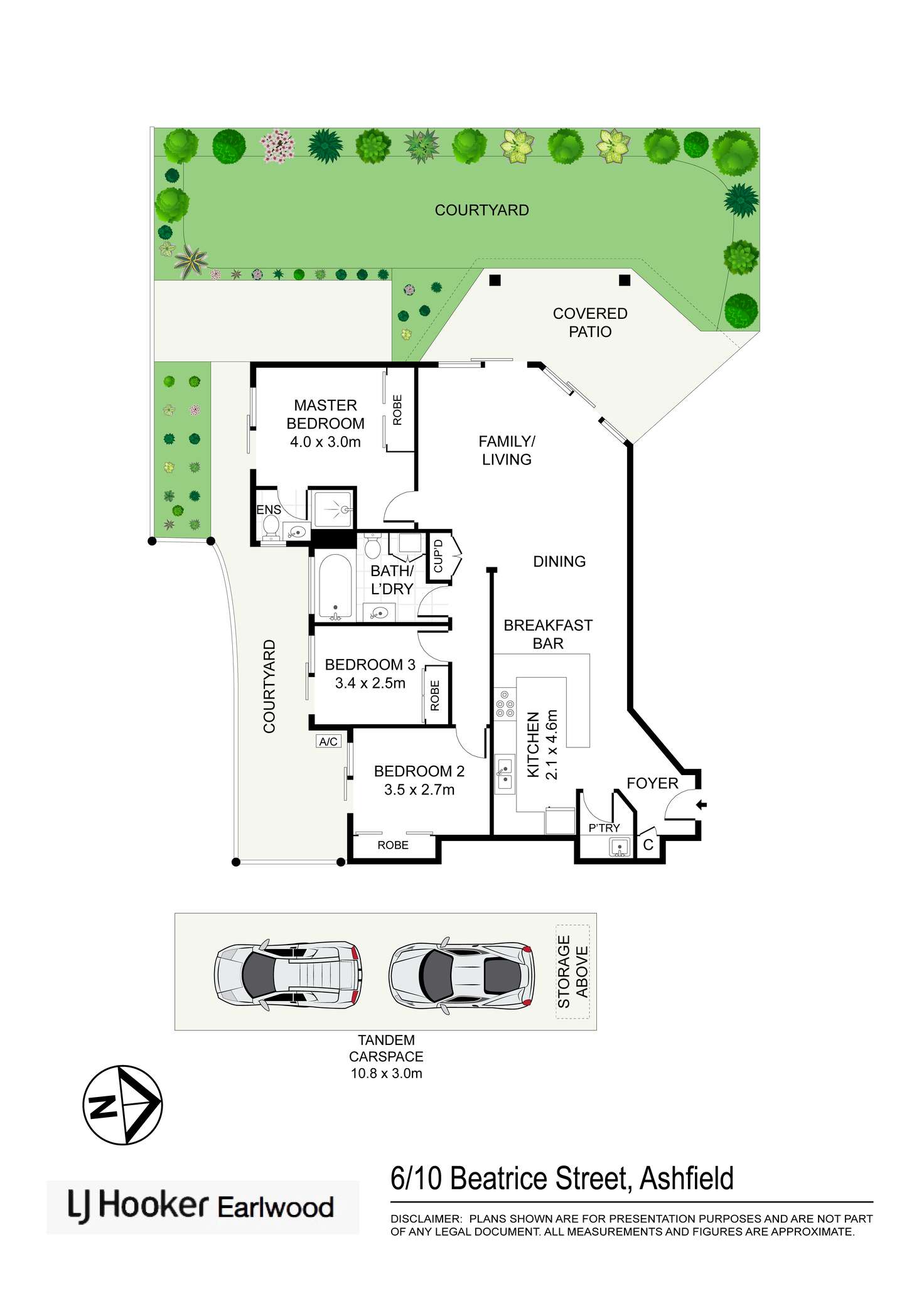 Floorplan of Homely apartment listing, 6/10-16 Beatrice Street, Ashfield NSW 2131