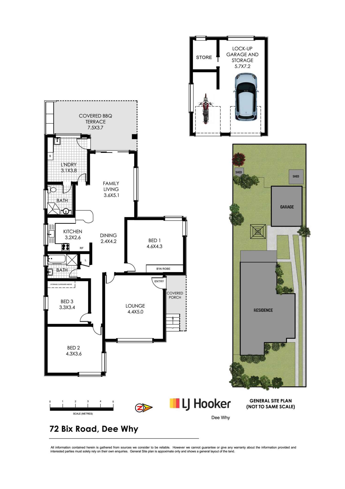 Floorplan of Homely house listing, 72 Bix Road, Dee Why NSW 2099