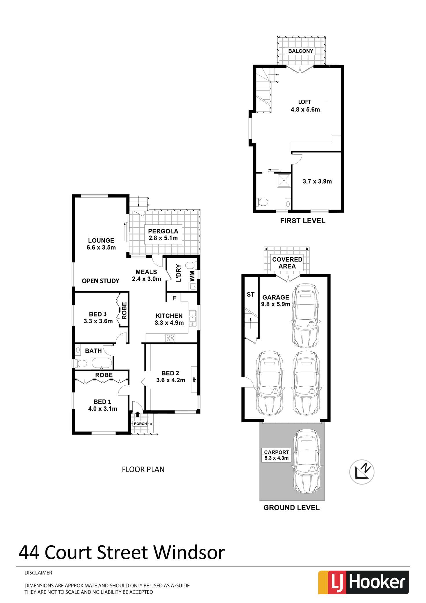 Floorplan of Homely house listing, 44 Court Street, Windsor NSW 2756