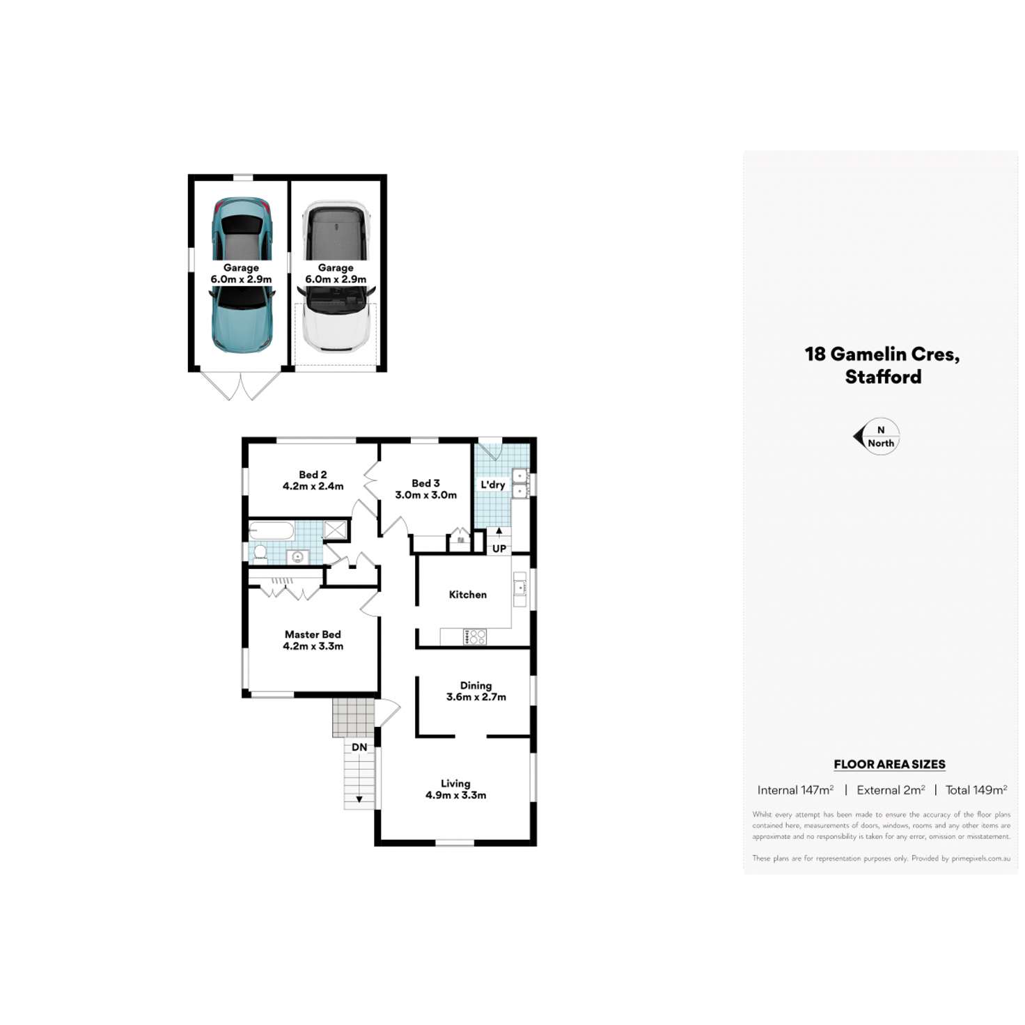 Floorplan of Homely house listing, 18 Gamelin Crescent, Stafford QLD 4053