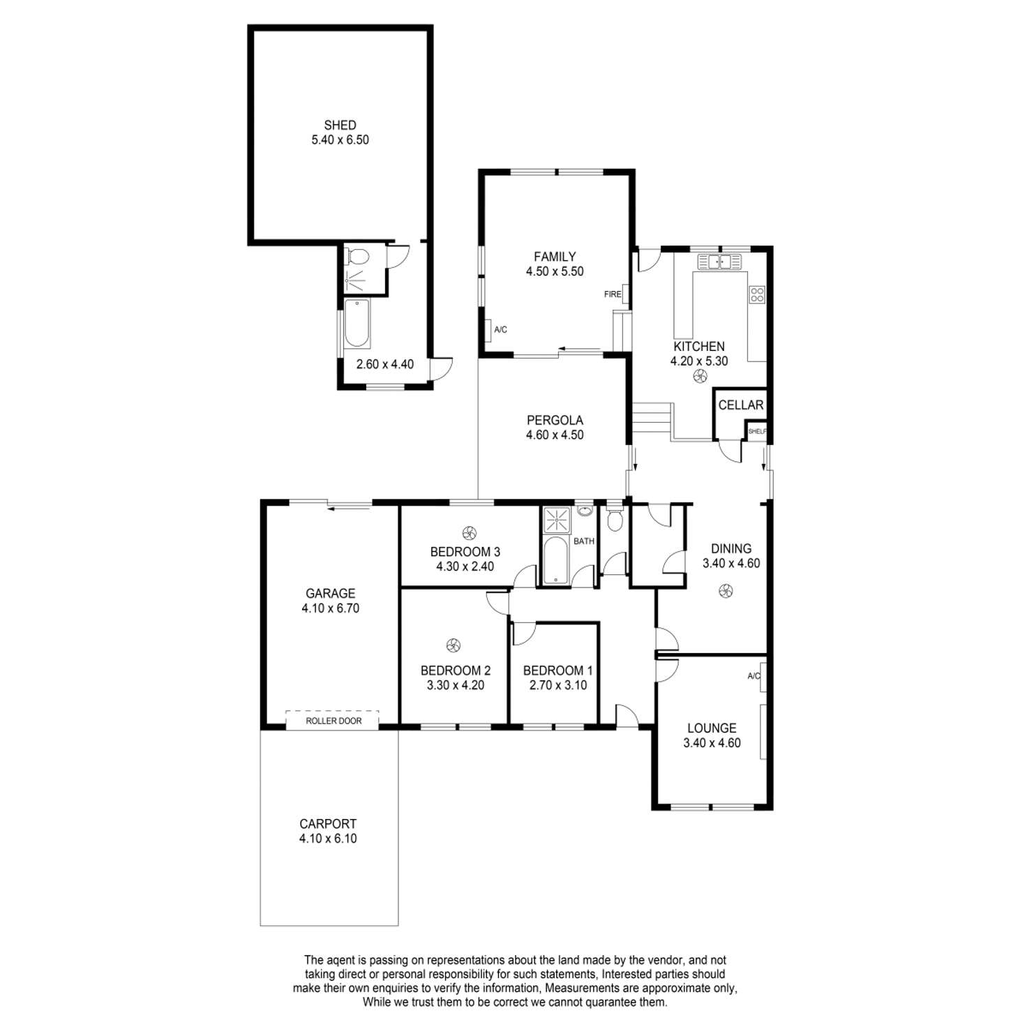 Floorplan of Homely house listing, 49 Awoonga Road, Highbury SA 5089