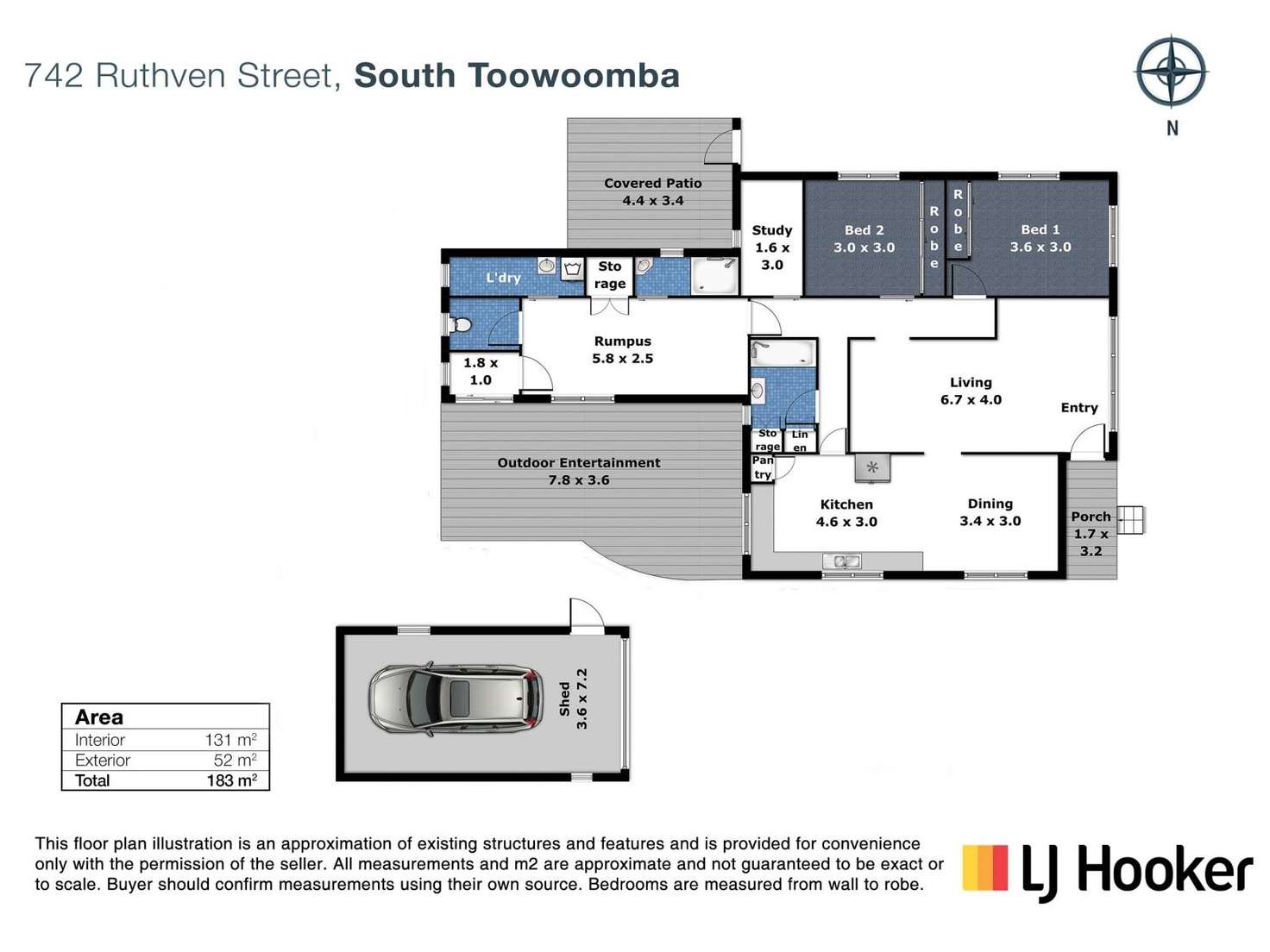 Floorplan of Homely house listing, 742 Ruthven Street, South Toowoomba QLD 4350