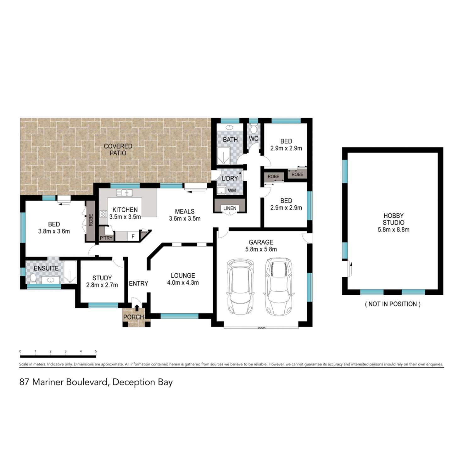 Floorplan of Homely house listing, 87 Mariner Boulevard, Deception Bay QLD 4508