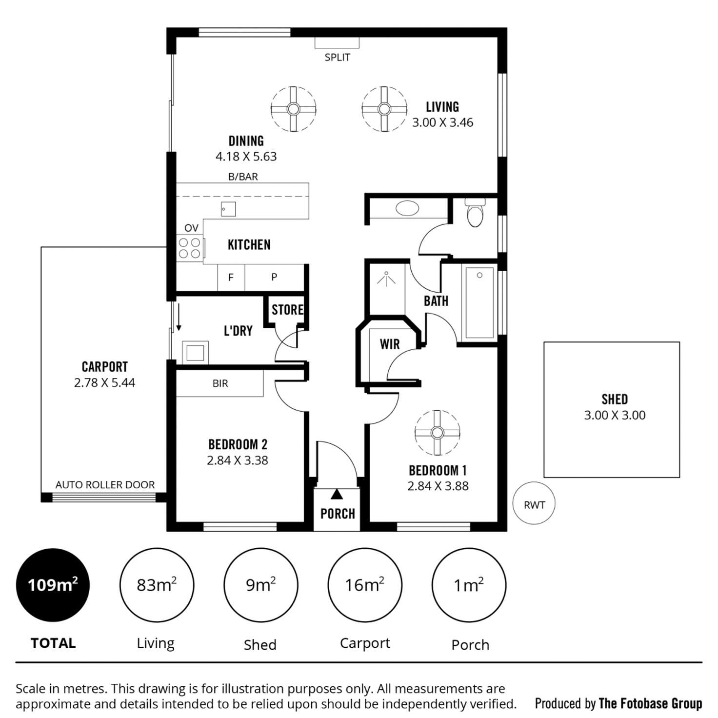 Floorplan of Homely unit listing, 31A Elmgrove Road, Salisbury North SA 5108