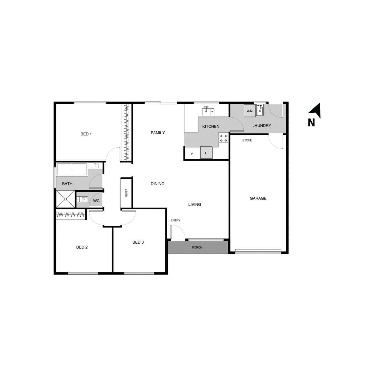 Floorplan of Homely townhouse listing, 5/2-6 Merri Place, Conder ACT 2906
