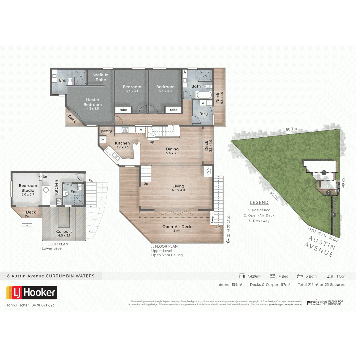 Floorplan of Homely house listing, 6 Austin Avenue, Currumbin Waters QLD 4223