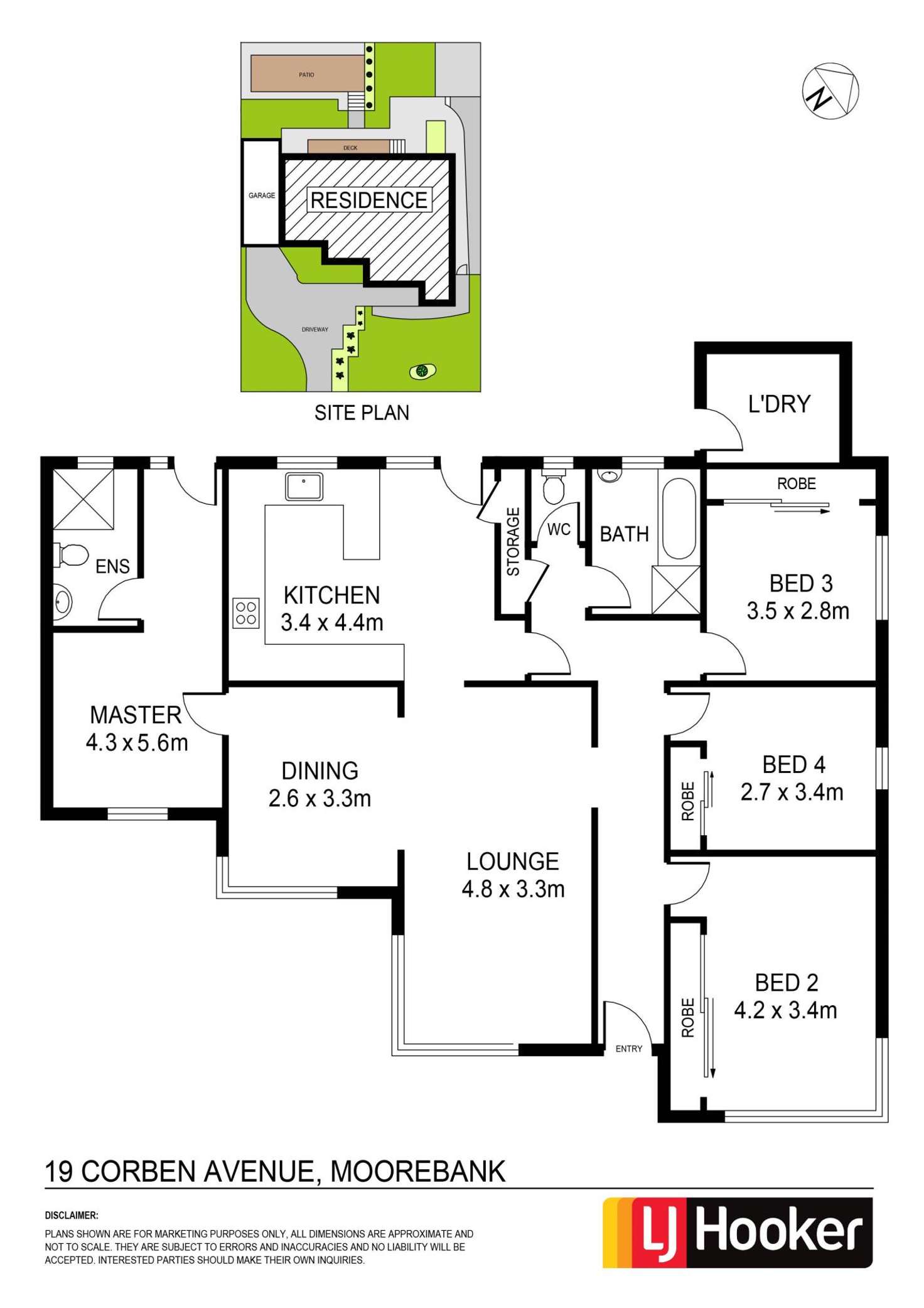 Floorplan of Homely house listing, 19 Corben Avenue, Moorebank NSW 2170