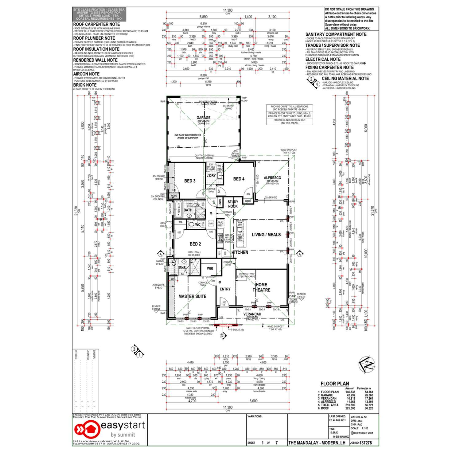 Floorplan of Homely house listing, 13 Dardanup Lane, Baldivis WA 6171